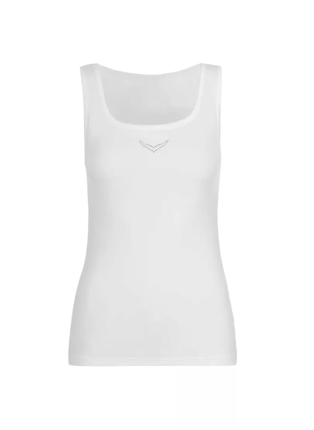 Trigema Tanktop "TRIGEMA Trägershirt mit Kristallsteinen", (1 tlg.) günstig online kaufen