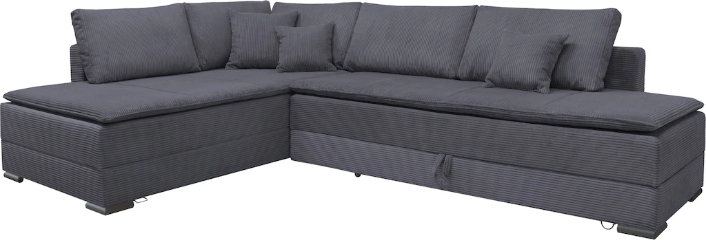 INOSIGN Ecksofa "Night & Day L-Form mit Dauer-Schlaffunktion, Cord-Bezug", günstig online kaufen