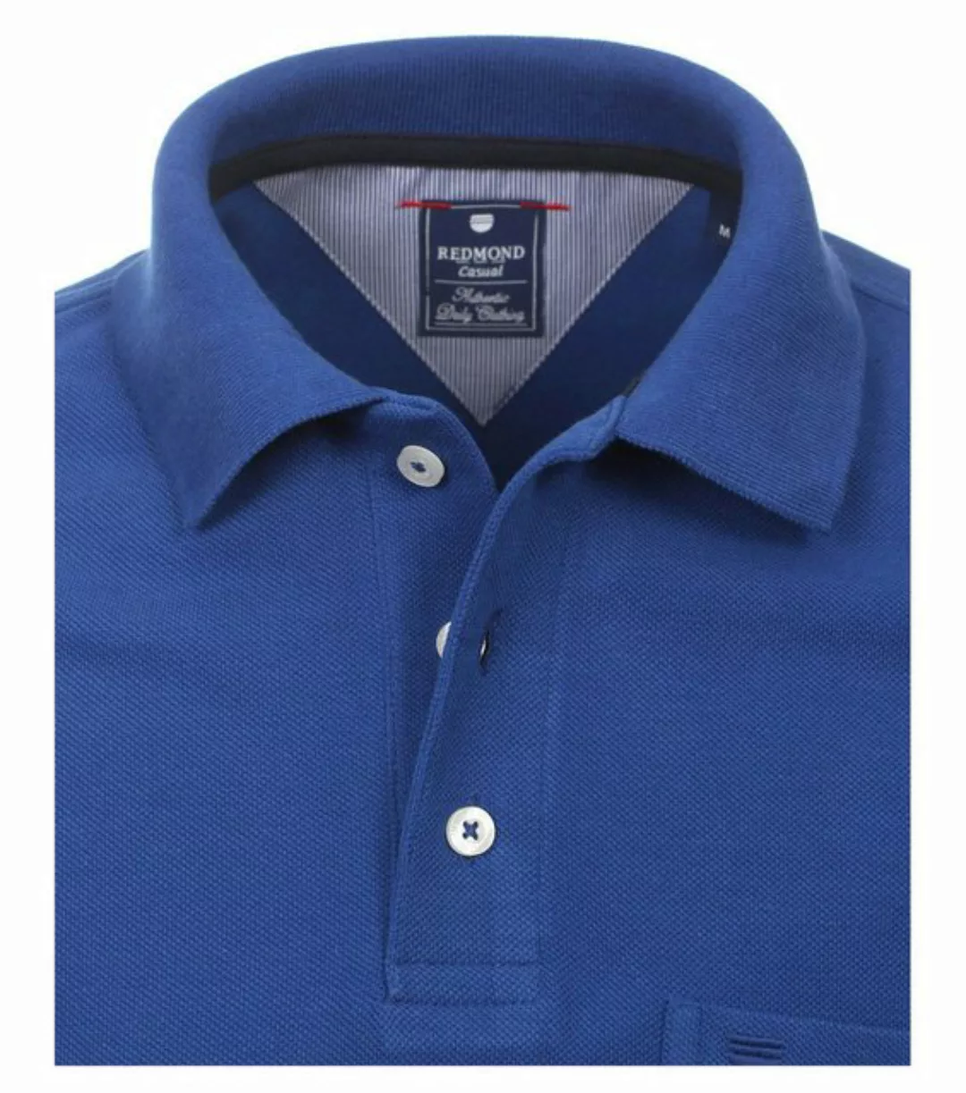 Redmond Poloshirt NOS REDMOND POLO PIQUE SHIRT 1 12 BLAU günstig online kaufen