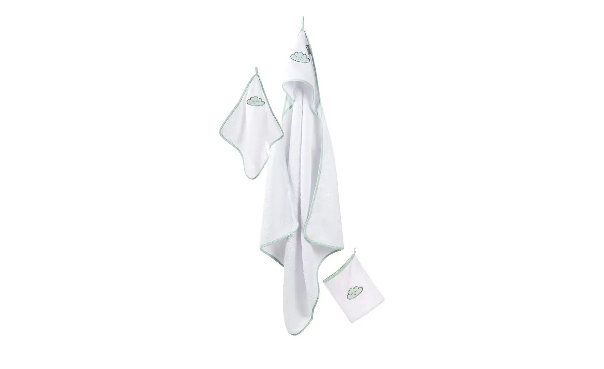 Roba Waschset 3-teilig  Happy Cloud ¦ weiß Badtextilien > Handtuch-Sets - H günstig online kaufen