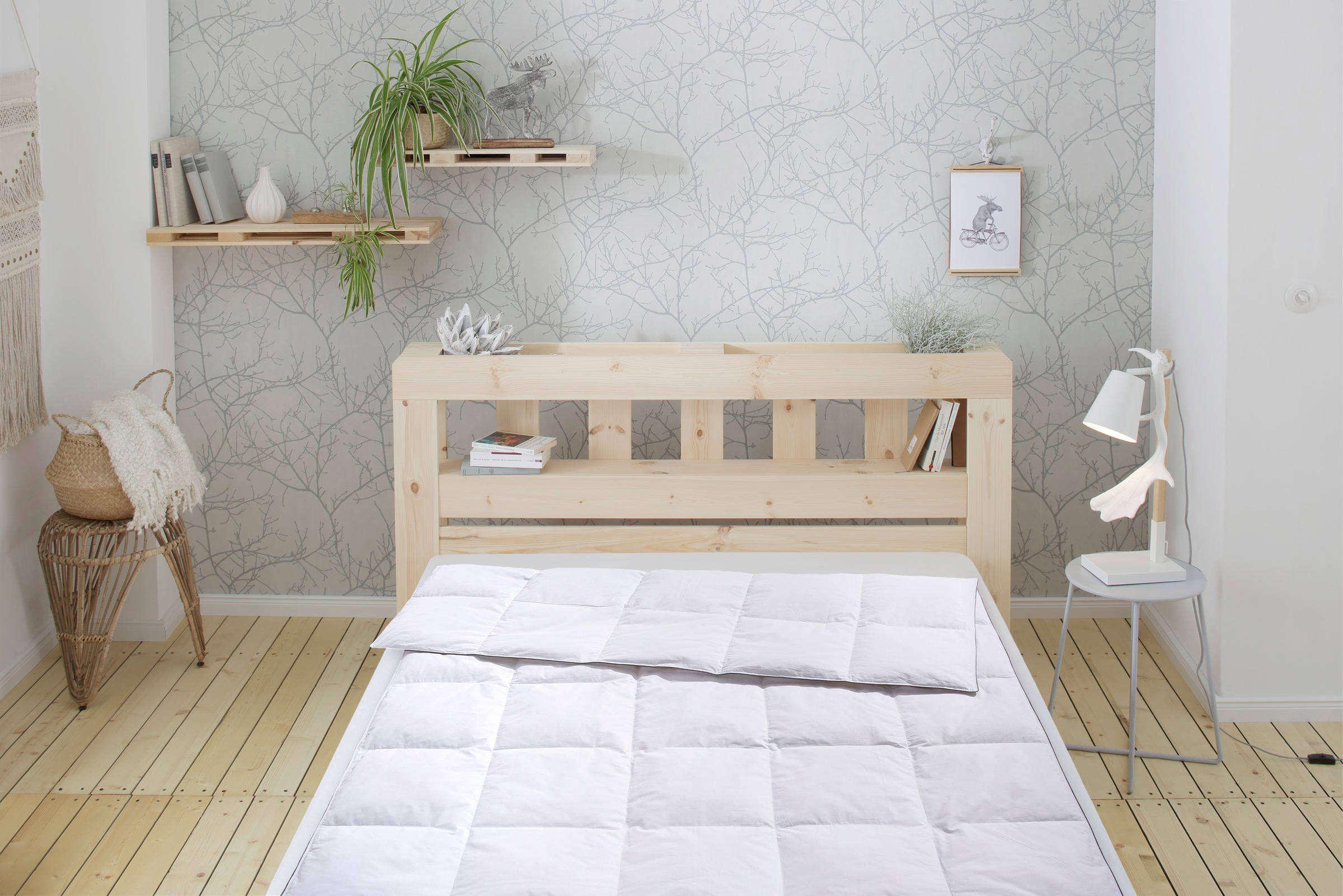 Älgdröm Daunenbettdecke »Finja, Bettdecke 135x200 cm, weitere Größen, Made günstig online kaufen