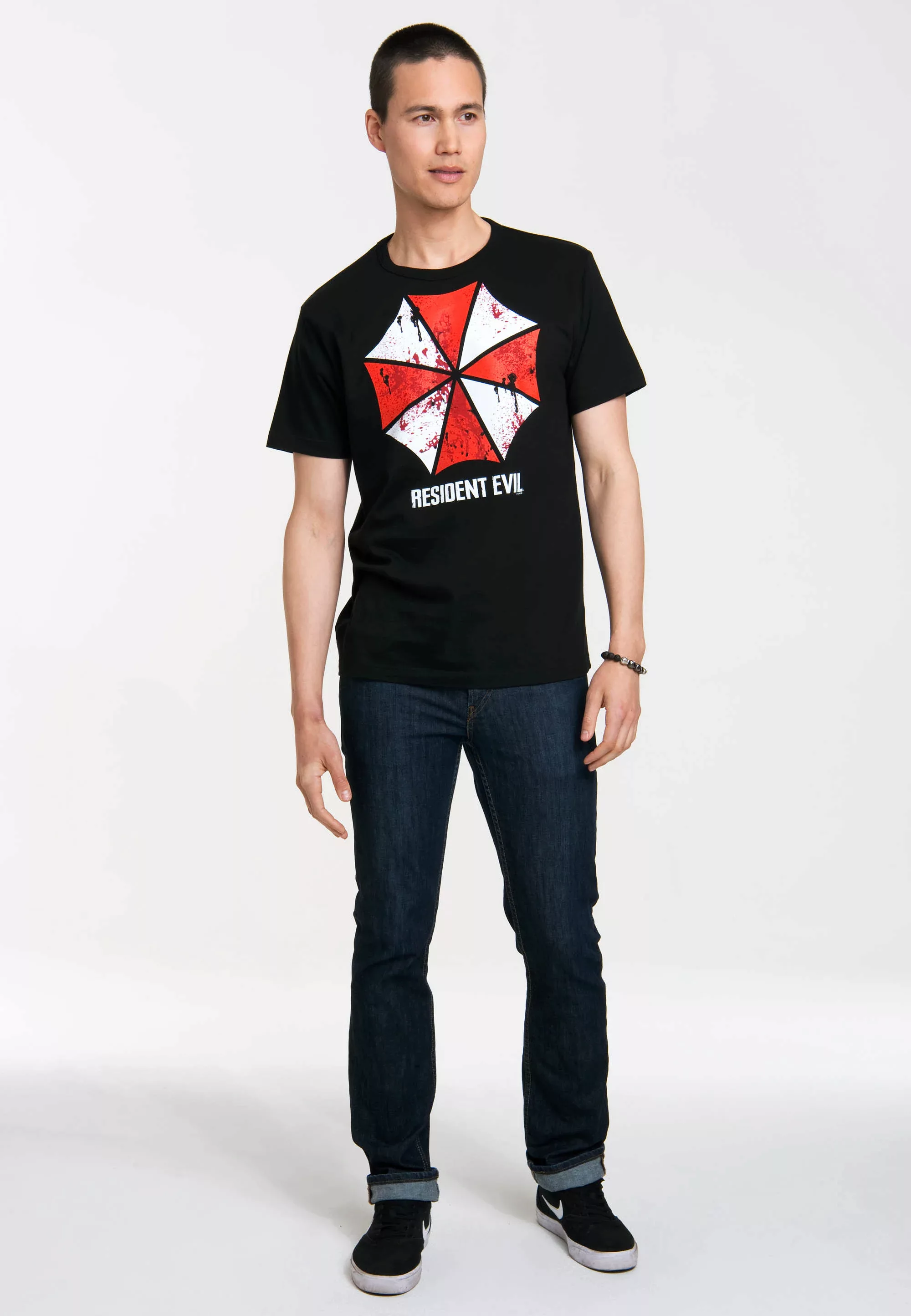 LOGOSHIRT T-Shirt "Resident Evil - Umbrella", mit Umbrella-Symbol günstig online kaufen