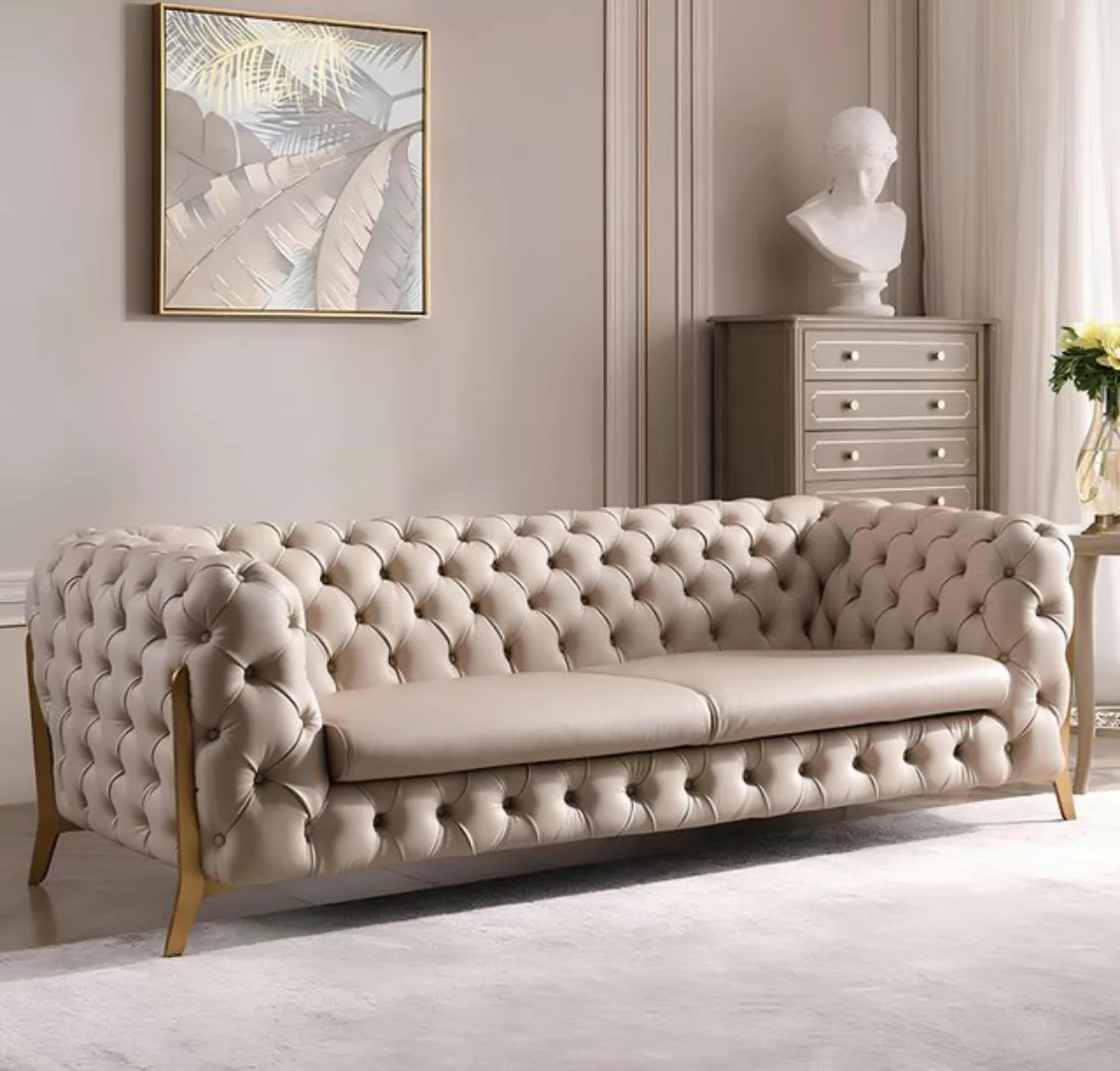 Xlmoebel 3-Sitzer Entspannungssitz Sofa Wohnlandschaft mit Kunstlederbezug günstig online kaufen