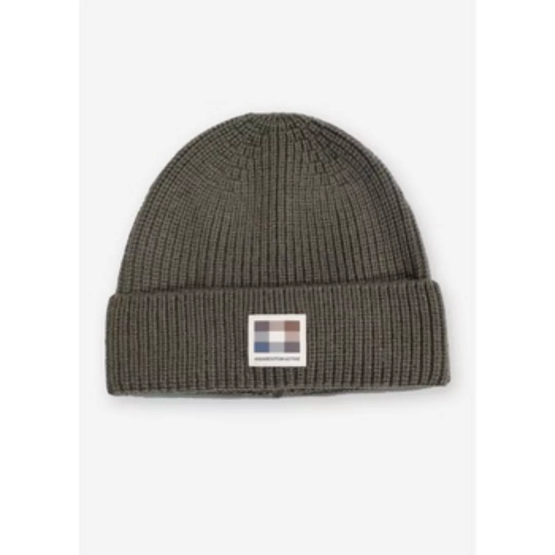 Aquascutum  Mütze Active beanie patch - army green günstig online kaufen