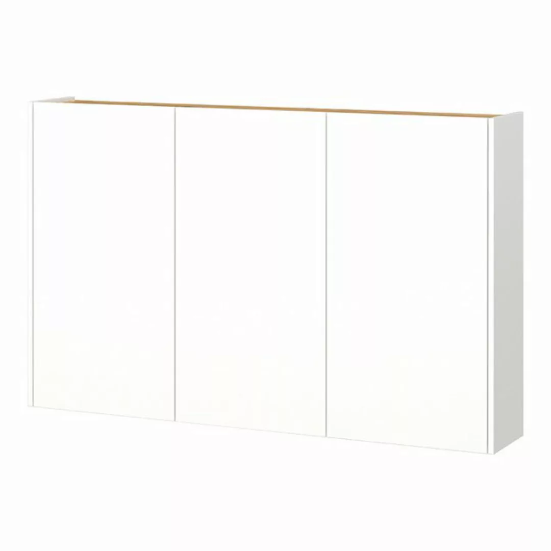 Flurschrank Schuhschrank 138cm in weiß mit Eiche LAPUA-01 ideal für schmale günstig online kaufen