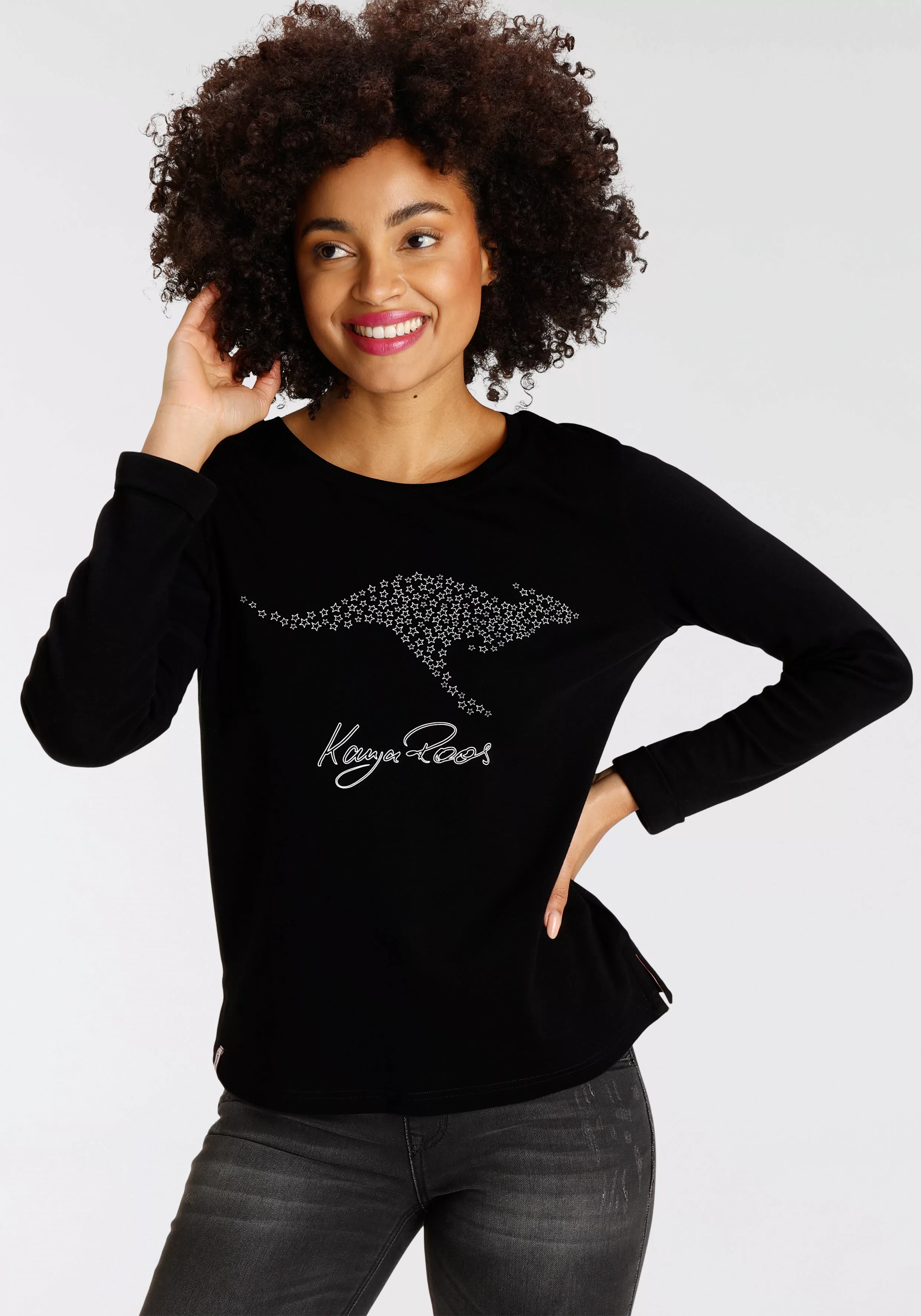 KangaROOS Sweatshirt, mit großem Logo-Aufdruck günstig online kaufen