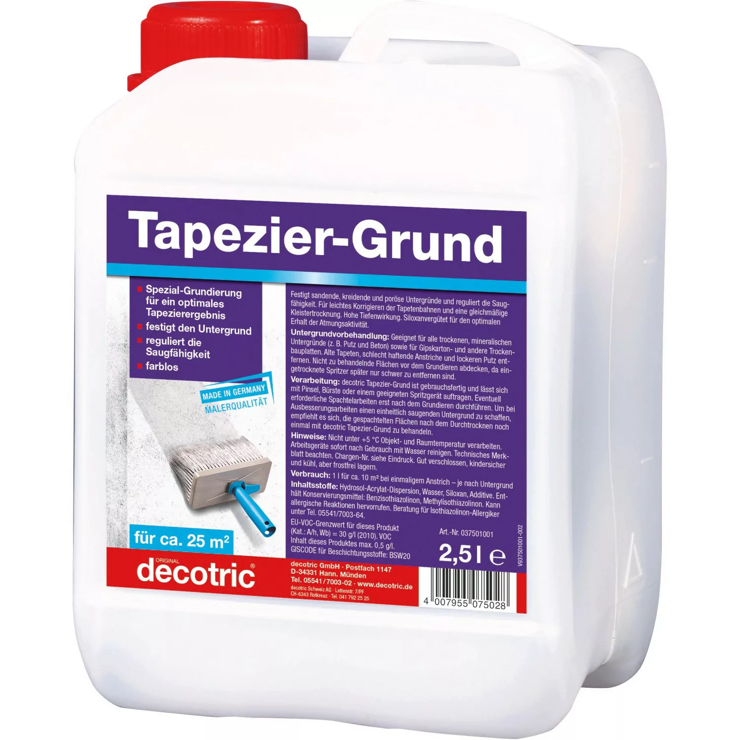 Decotric Tapezier-Grund 2,5 l günstig online kaufen