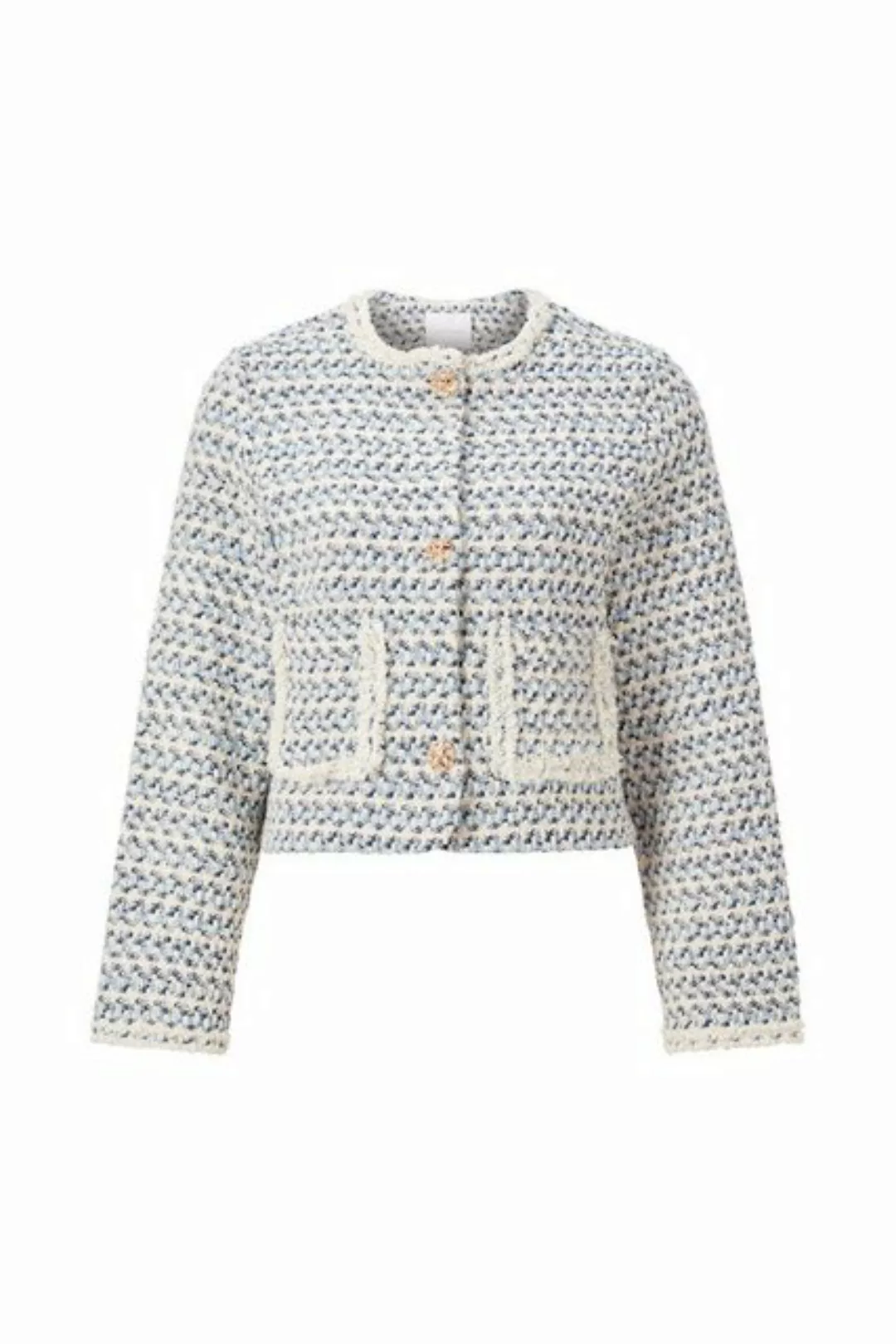 Rich & Royal Sweatjacke Tweed jacket, frosty lavender günstig online kaufen