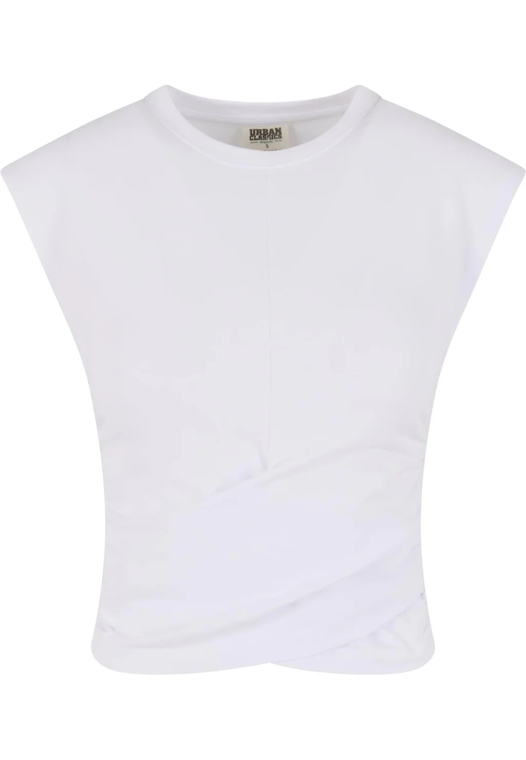 URBAN CLASSICS T-Shirt "Urban Classics Ladies Cropped Wrapped Top", (1 tlg. günstig online kaufen