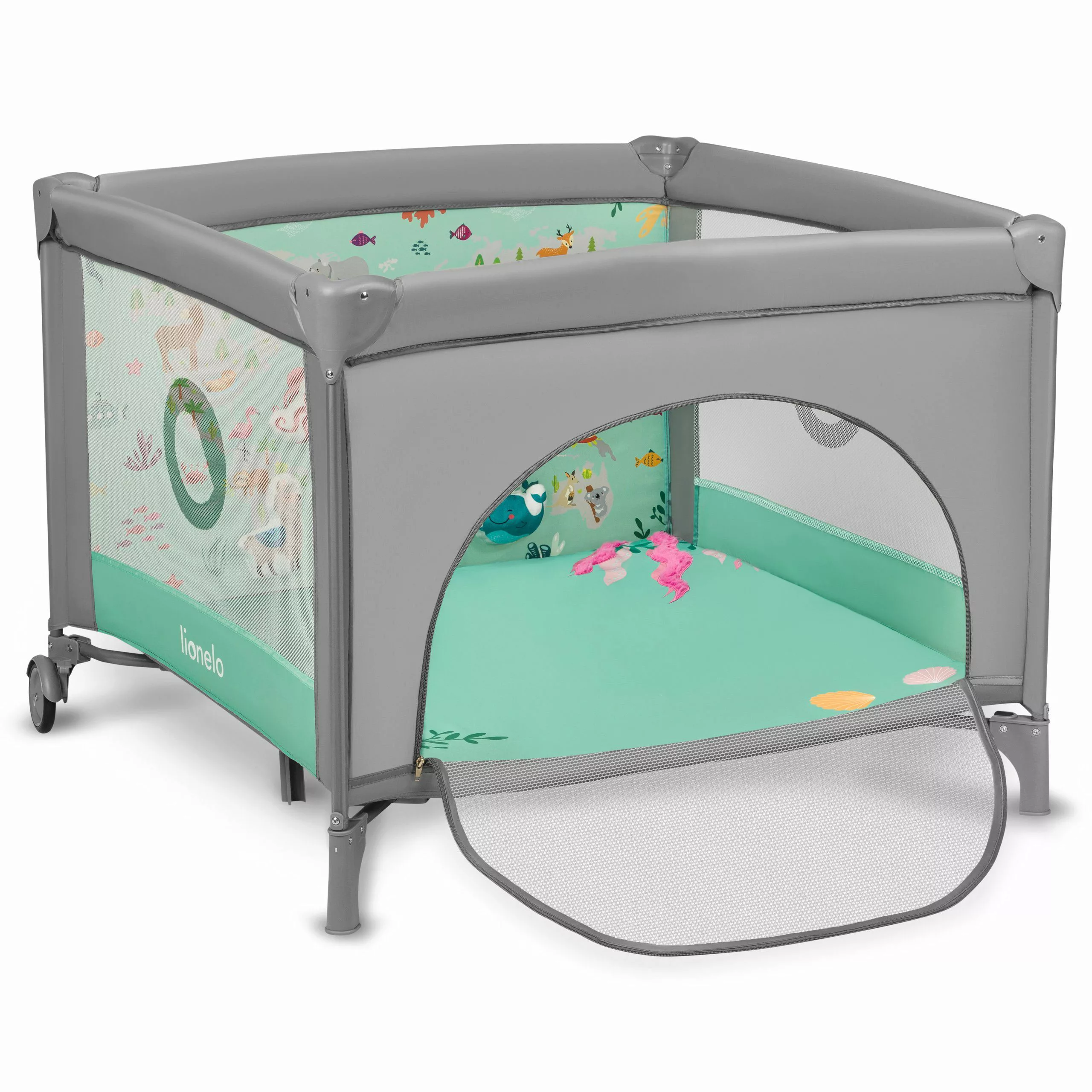 lionelo Laufgitter MILLE (Set), Eingebaute Spielmatte, günstig online kaufen