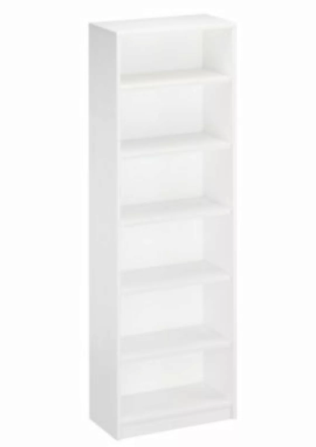 Erst-Holz® Bücherregal verschiedene Farben Kiefer Massivholz 180x60 weiß günstig online kaufen