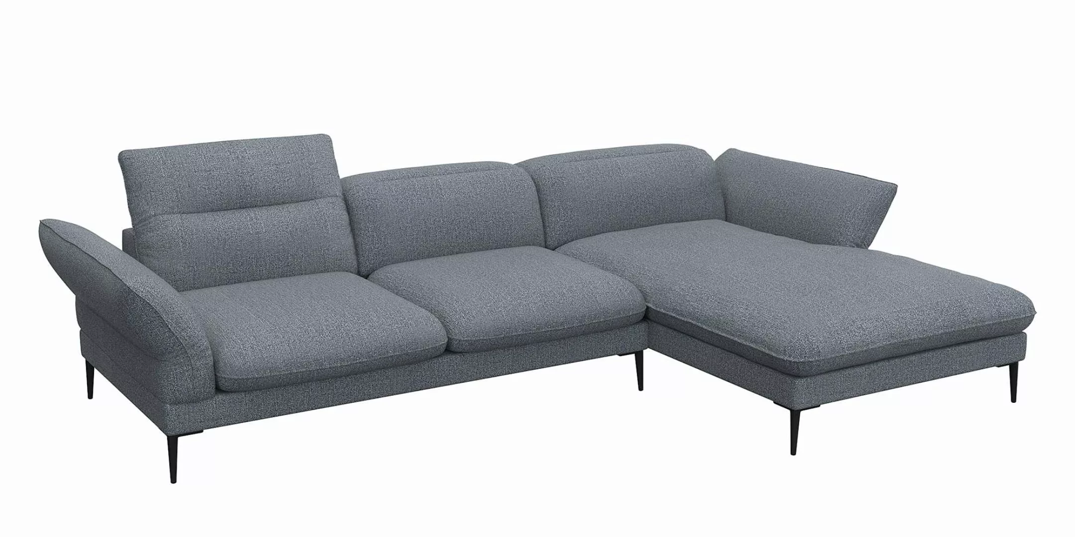 FLEXLUX Ecksofa "Salino, Funktionssofa mit Recamiere, Relaxsofa, Ecksofa", günstig online kaufen