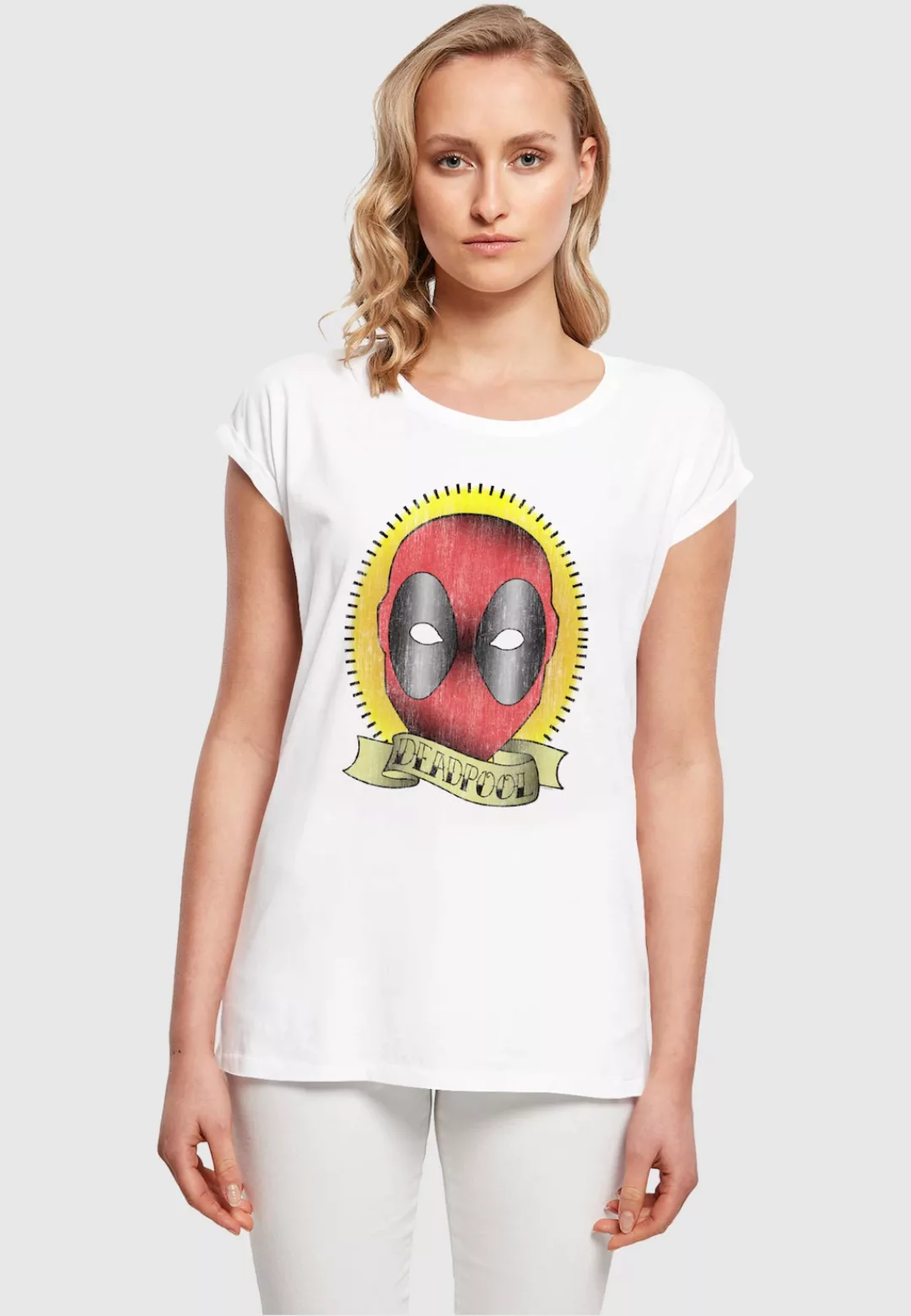 ABSOLUTE CULT T-Shirt "ABSOLUTE CULT Damen Ladies Deadpool - Tattoo Print T günstig online kaufen