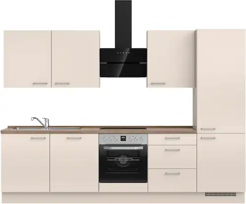 nobilia® Küchenzeile »"Laser II"«, vormontiert, Ausrichtung wählbar, Breite günstig online kaufen