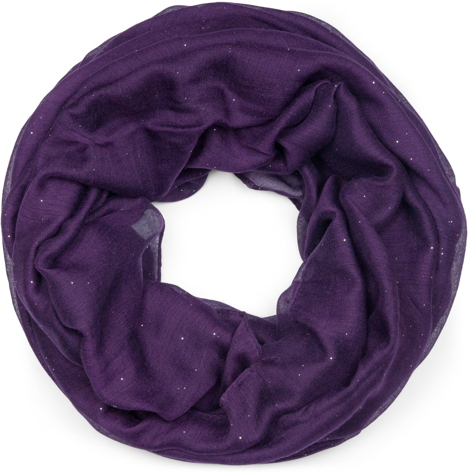 styleBREAKER Loop Loop mit Glitzer unifarben, günstig online kaufen