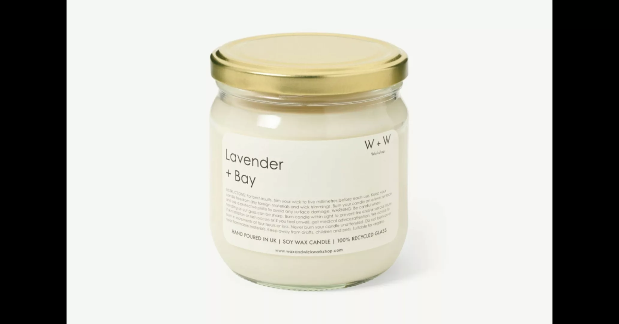 Wax + Wick Wild Lavender & Bay Kerze - MADE.com günstig online kaufen