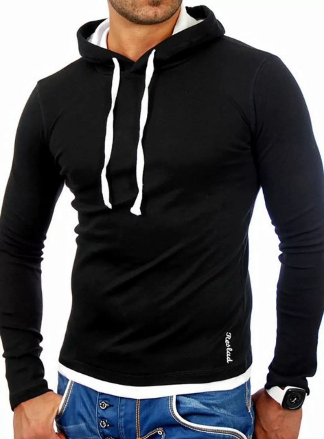 Reslad Sweatshirt Reslad Herren Kapuzen Sweatshirt RS-1003 (1-tlg) Kapuzens günstig online kaufen