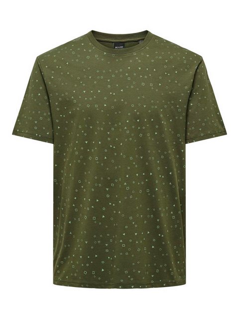 ONLY & SONS T-Shirt T-Shirt Rundhals Kurzarm Basic Baumwolle bequem 7728 in günstig online kaufen
