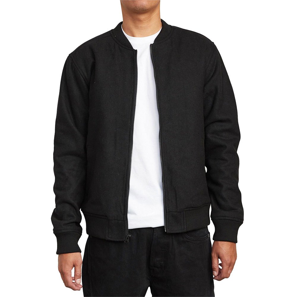 Rvca Troy Bomberjacke L Rvca Black günstig online kaufen