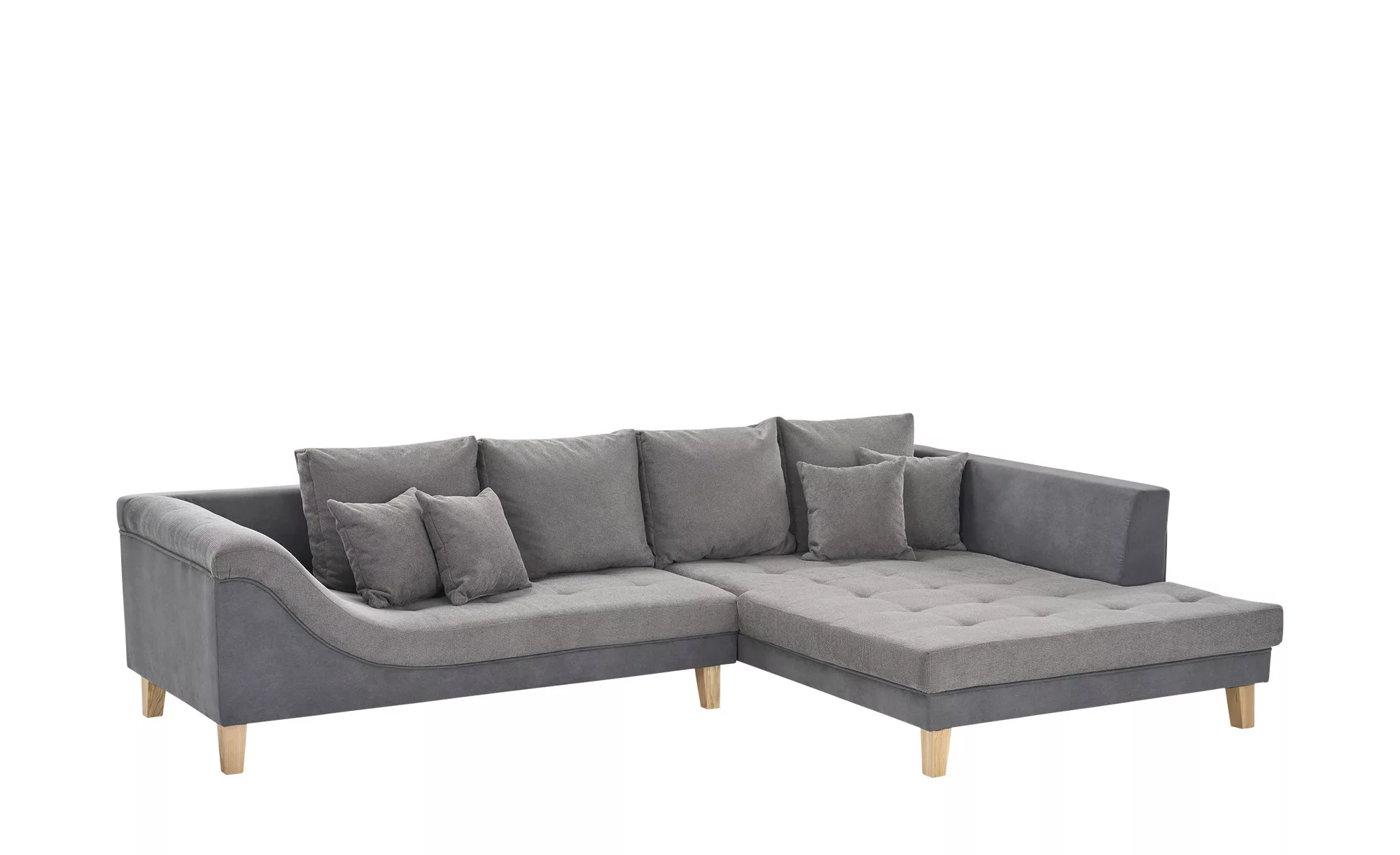 Ecksofa  Wilma ¦ grau ¦ Maße (cm): B: 302 H: 82 T: 202.0 Polstermöbel > Sof günstig online kaufen