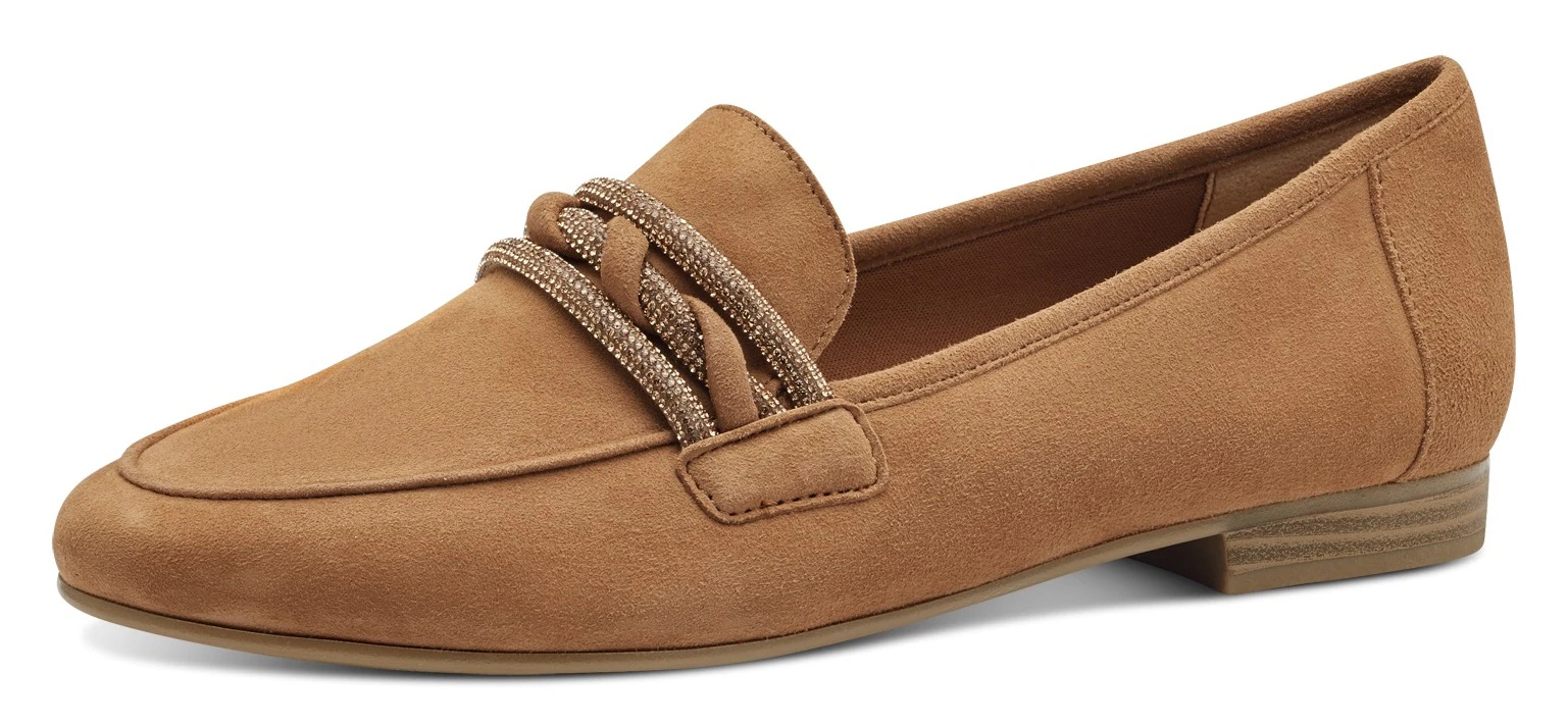 MARCO TOZZI Slipper, Blockabsatz, Loafer, Businessschuh, Schlupfschuh mit Z günstig online kaufen