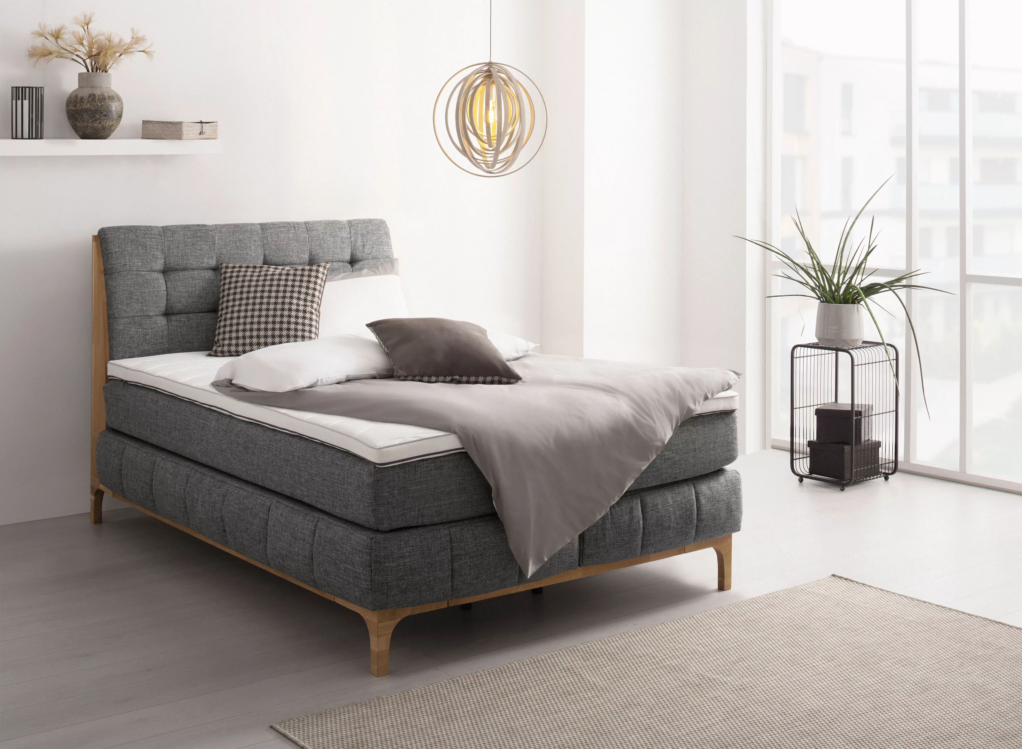 OTTO products Boxspringbett "Jelle", (5 St.) günstig online kaufen