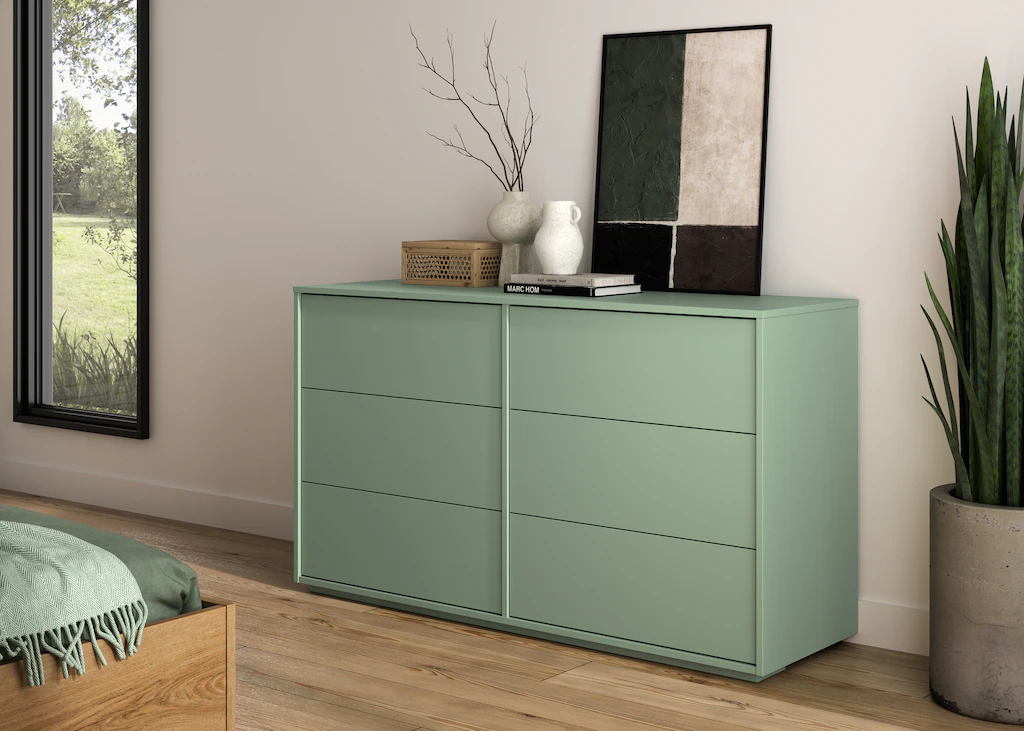 Gami Kommode "Jade", Kommode mit 6 Schubladen günstig online kaufen