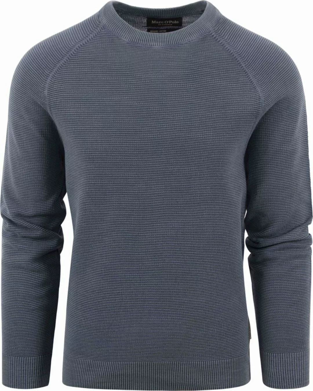 Marc O'Polo Pullover Raglan Blau - Größe L günstig online kaufen