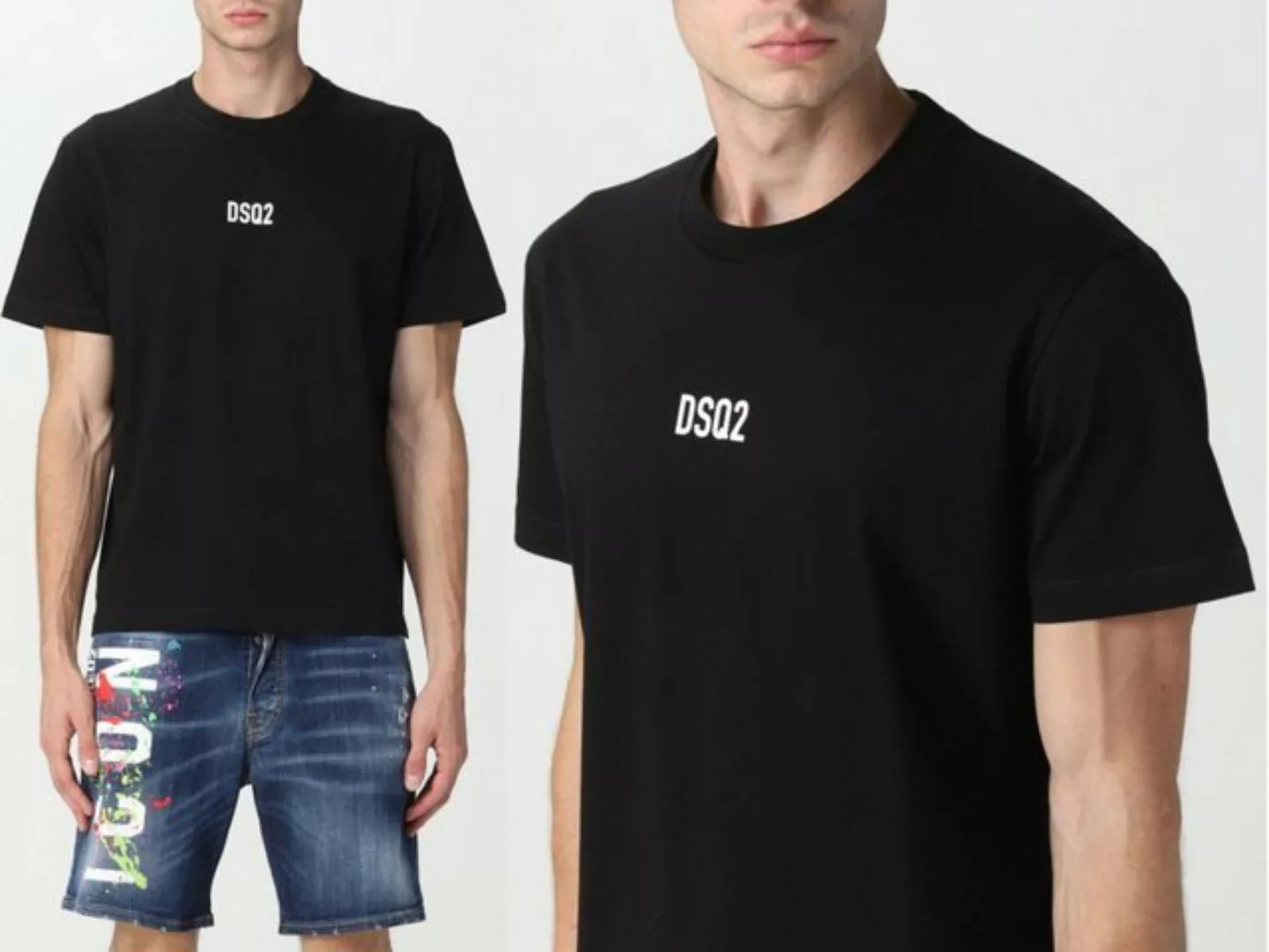 Dsquared2 T-Shirt DSQUARED2 Jeans Icon Mini Dsq2 Logo Print Box Tee T-Shirt günstig online kaufen