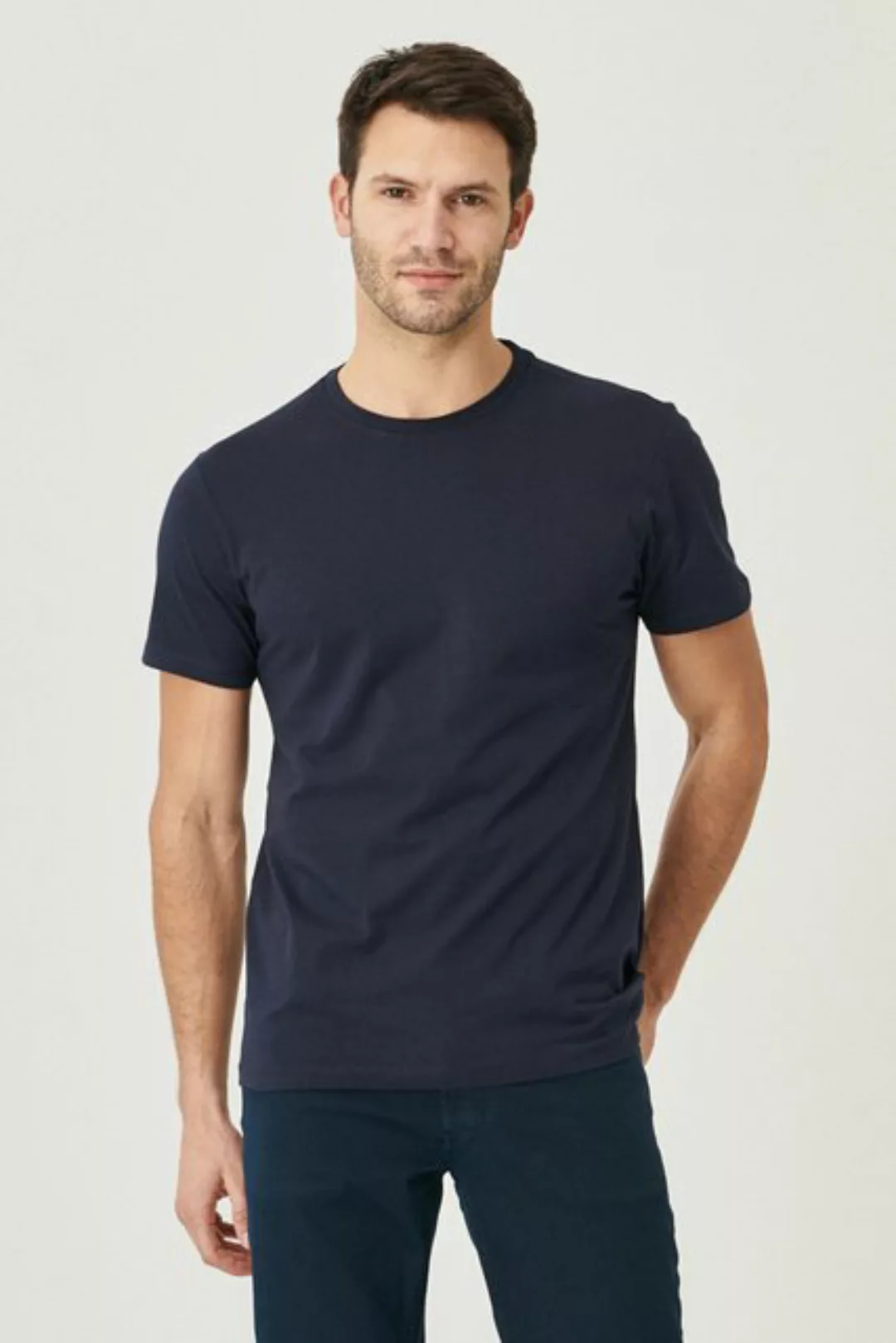 AC&Co T-Shirt AC&CO T-Shirt Männlich Slim Fit günstig online kaufen