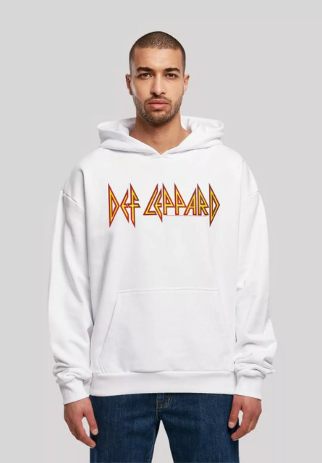 F4NT4STIC Kapuzenpullover Def Leppard Shatter Logo Premium Qualität günstig online kaufen