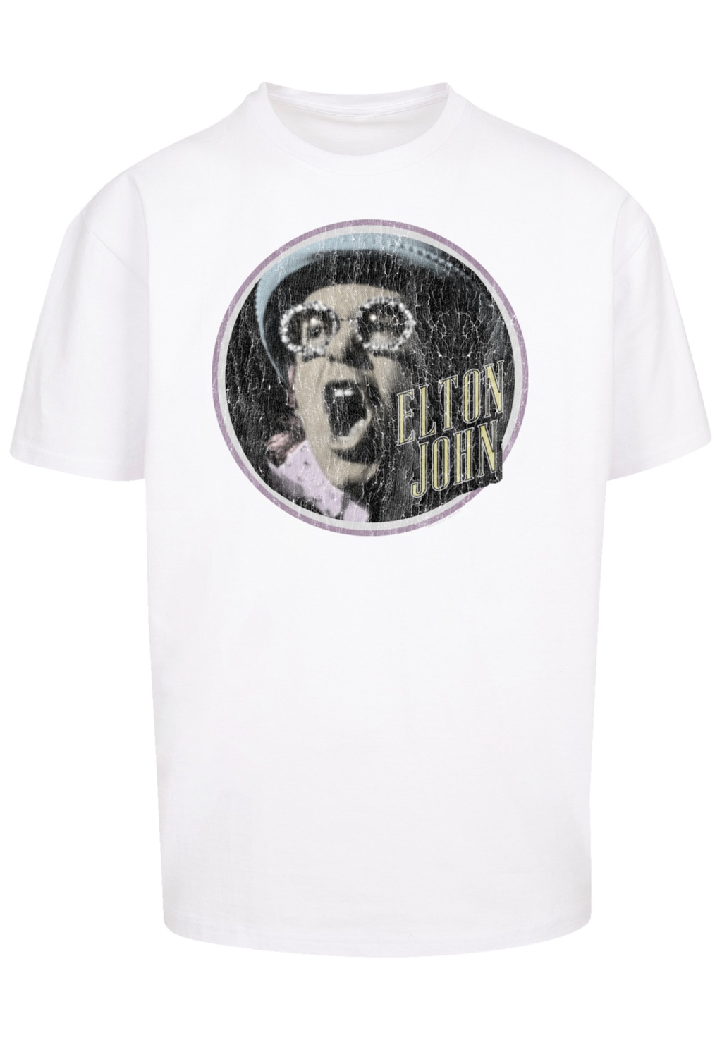 F4NT4STIC T-Shirt "Elton John Vintage Circle", Premium Qualität günstig online kaufen