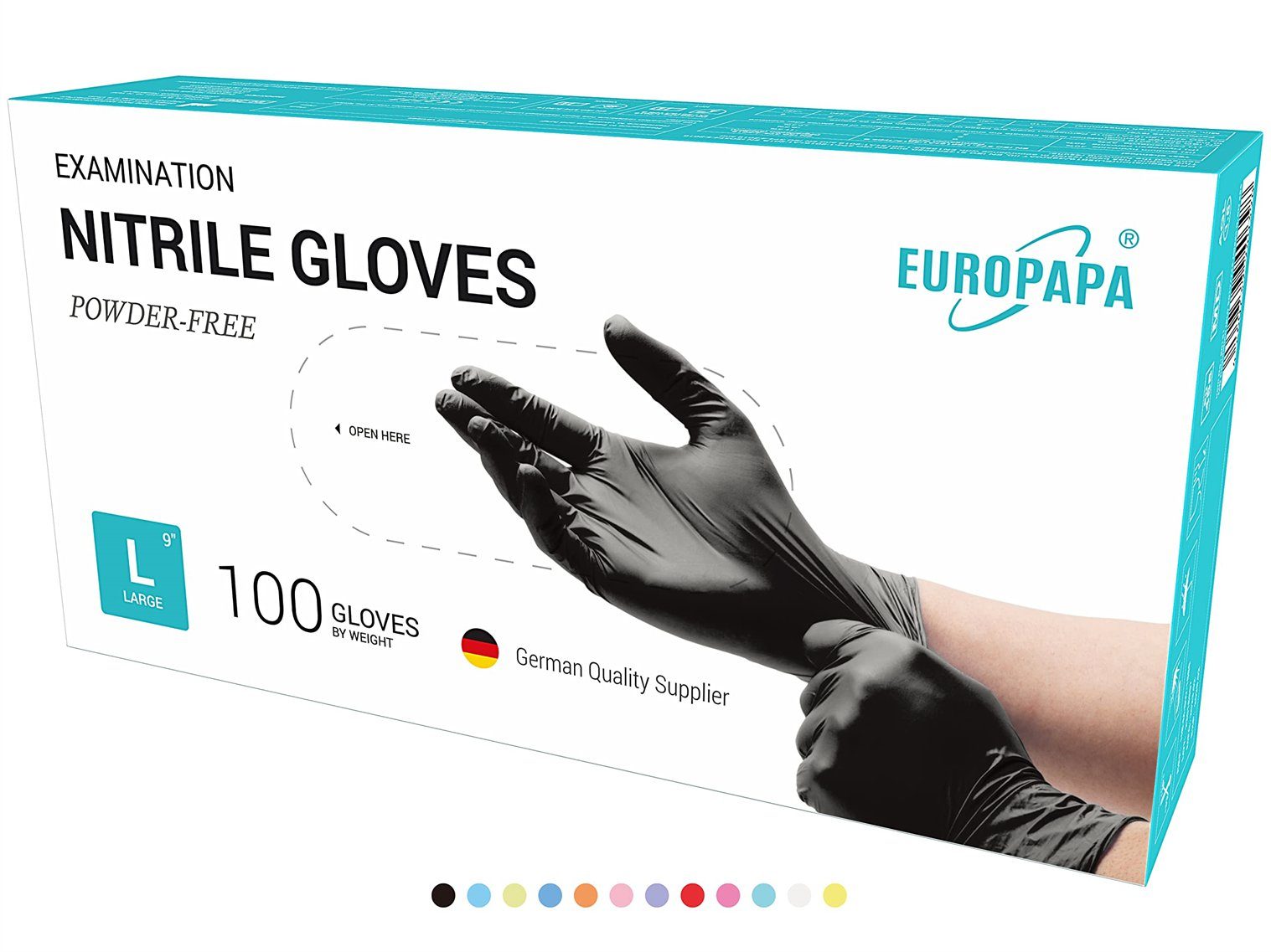 EUROPAPA Nitril-Handschuhe 500x Nitrilhandschuhe Einweghandschuhe (latexfre günstig online kaufen