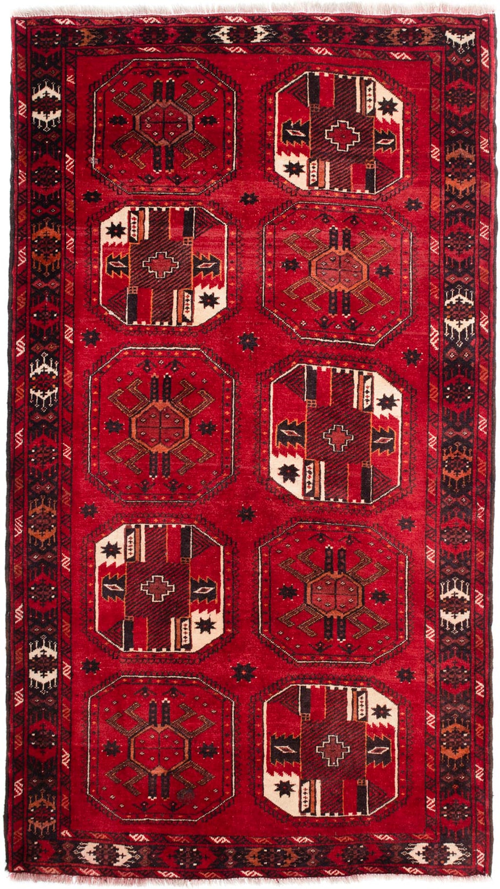 morgenland Orientteppich »Belutsch - 190 x 106 cm - dunkelrot«, rechteckig, günstig online kaufen