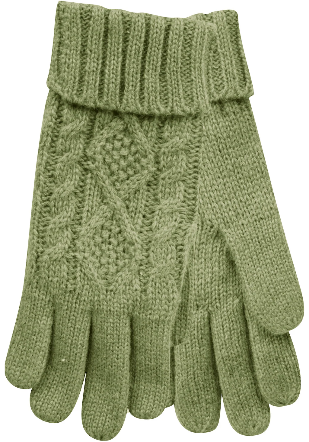 Capelli New York Strickhandschuhe, mit elegantem Zopfstrickmuster günstig online kaufen