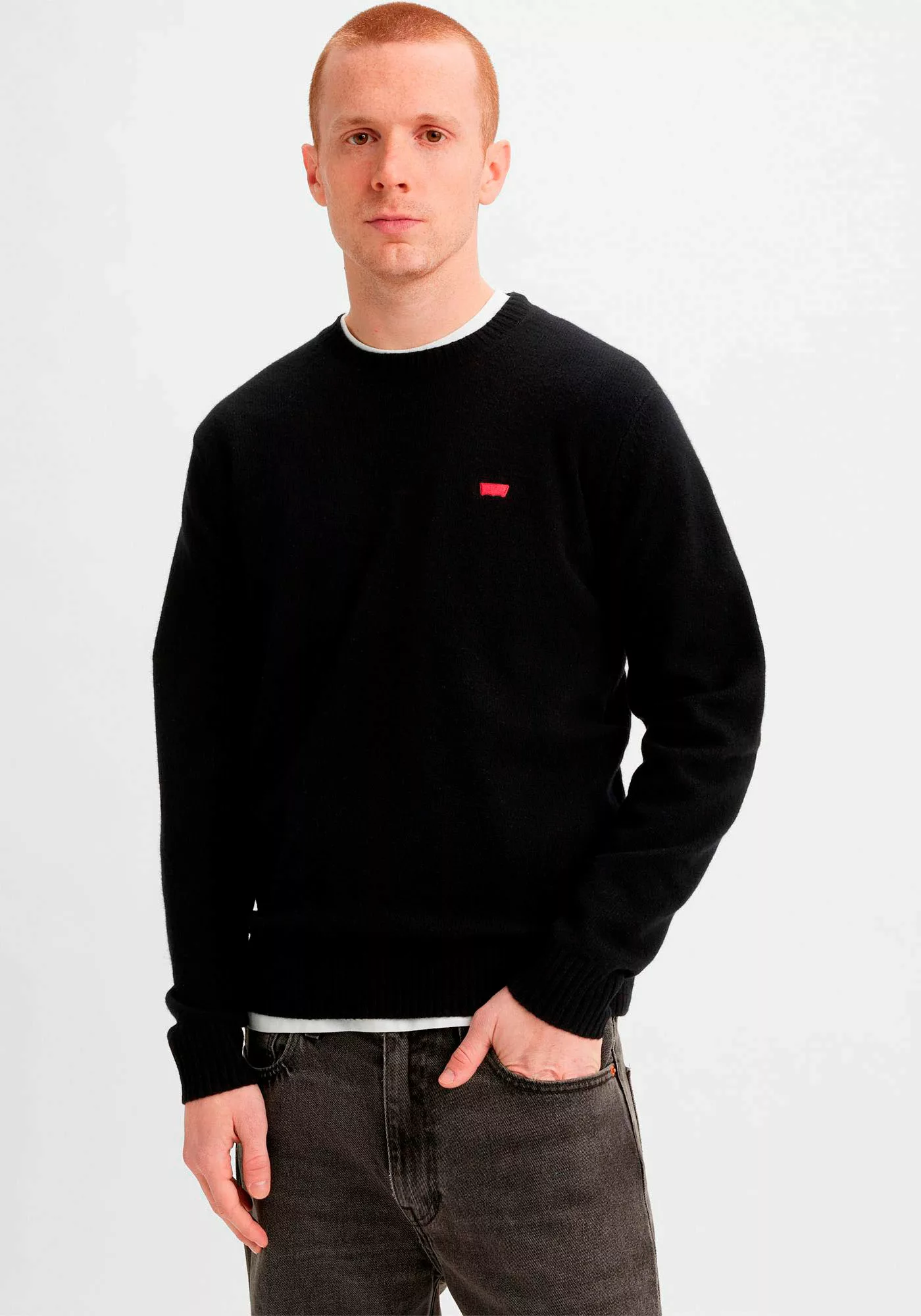 Levis Wollpullover "ORIGINAL HM SWEATER", in klassischer Rundhalsform günstig online kaufen