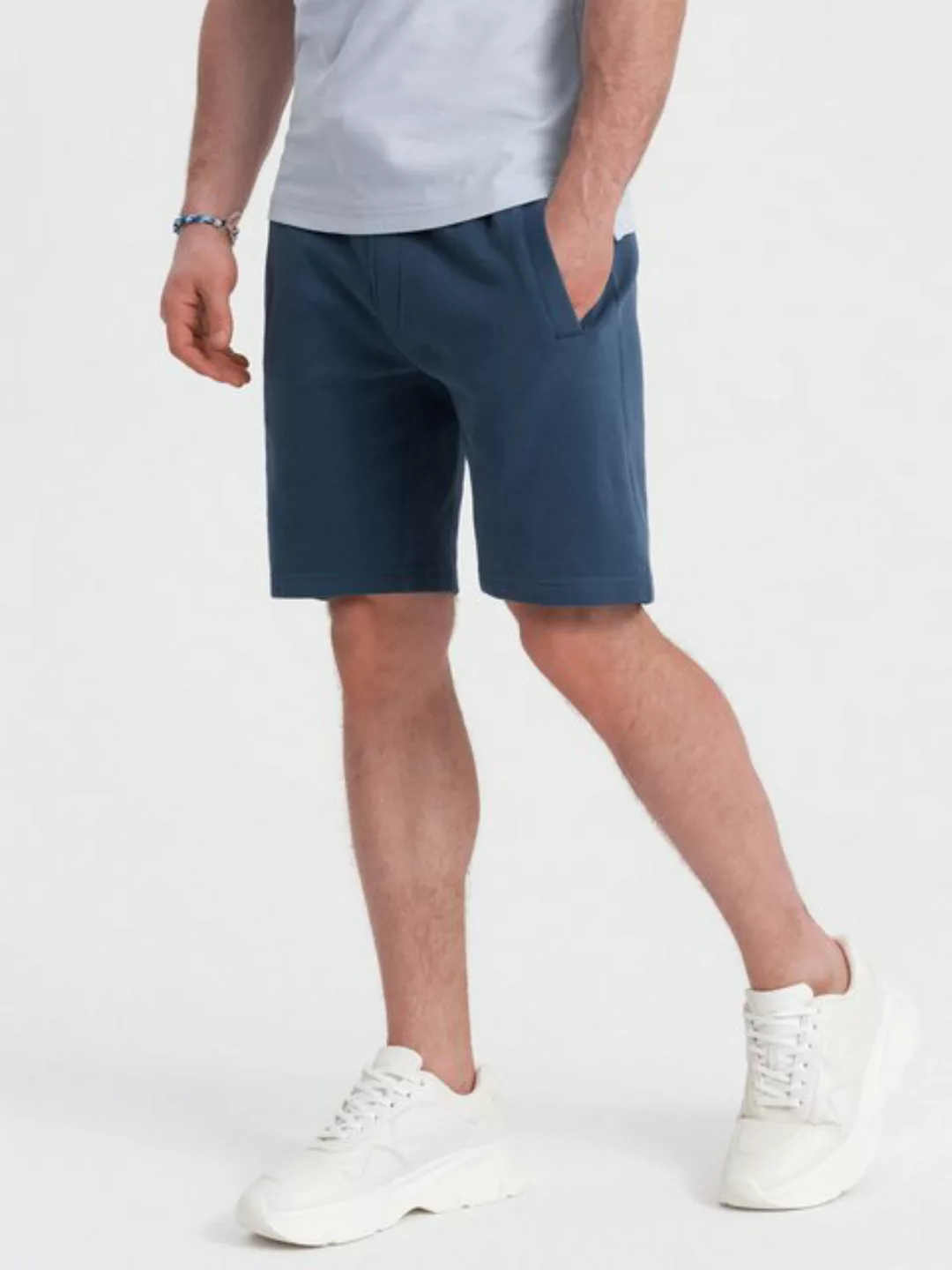 OMBRE Sweatshorts Herrenshorts aus Strick mit Kordelzug in der Taille und T günstig online kaufen