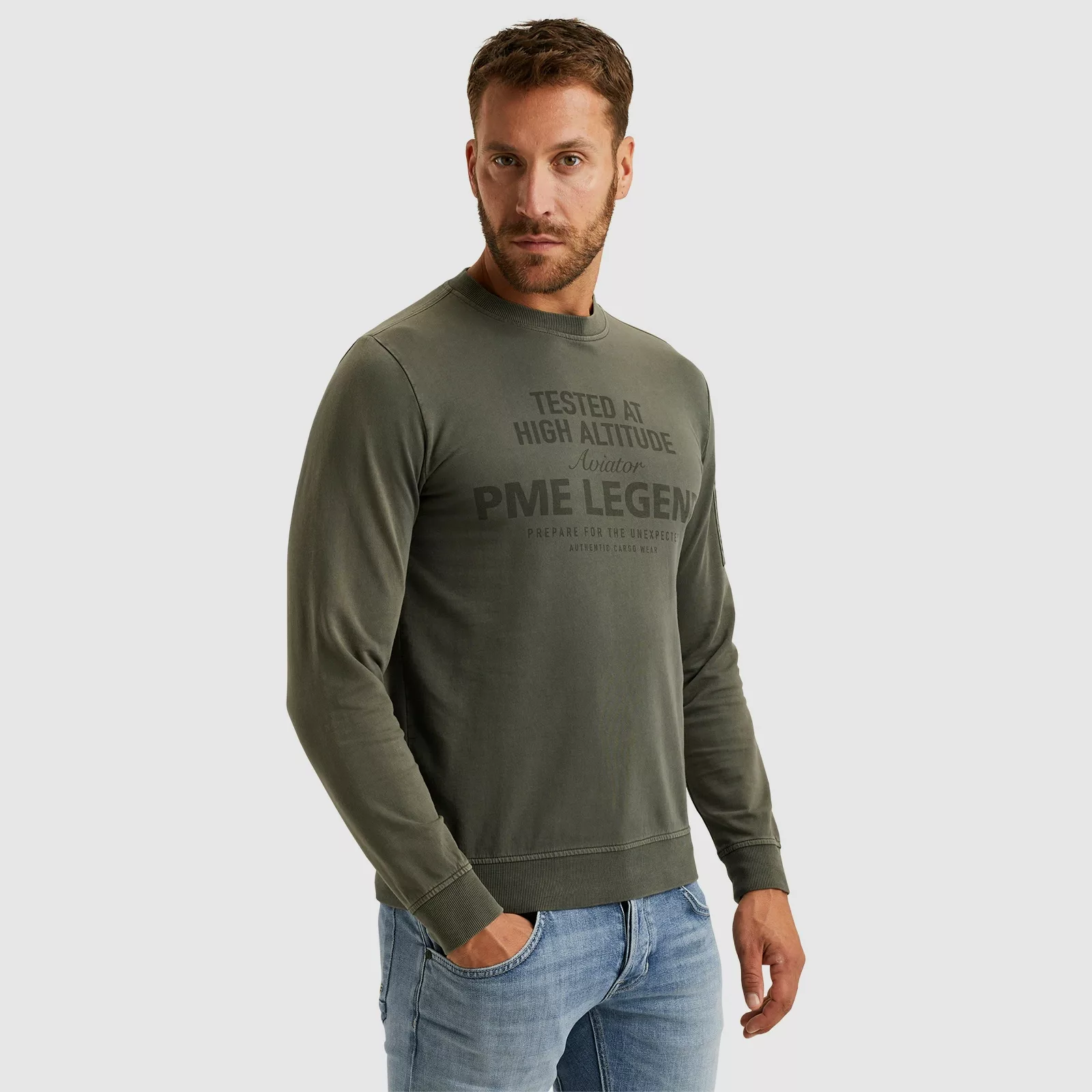 PME LEGEND Sweatshirt, mit Logo Schriftzug günstig online kaufen