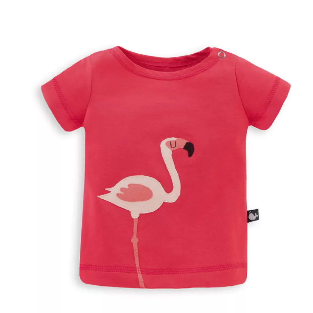 Baby T-shirt Mit Applikation Flamingo günstig online kaufen