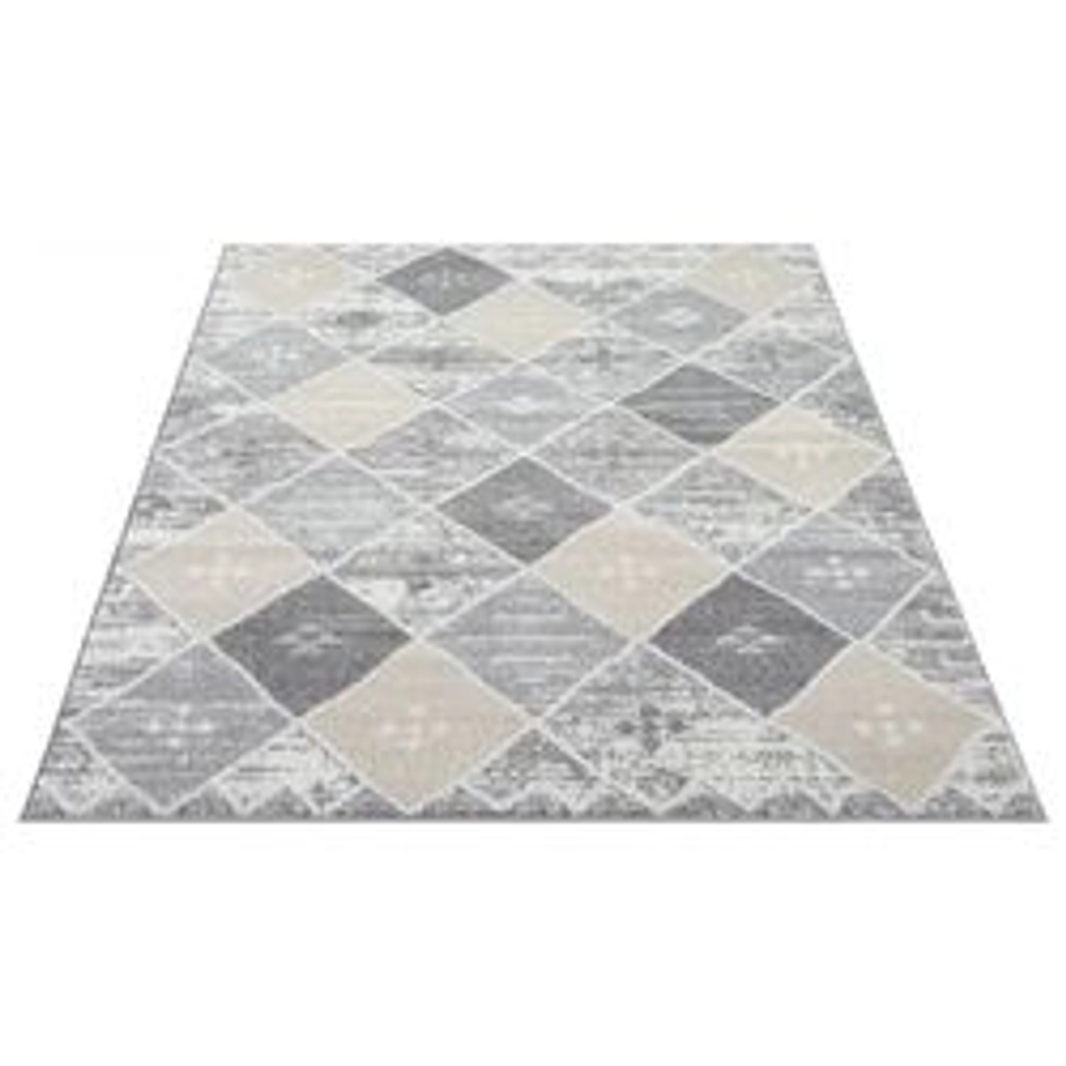 payé Teppich Esso 79 Hochflor 80x150 cm Grau günstig online kaufen