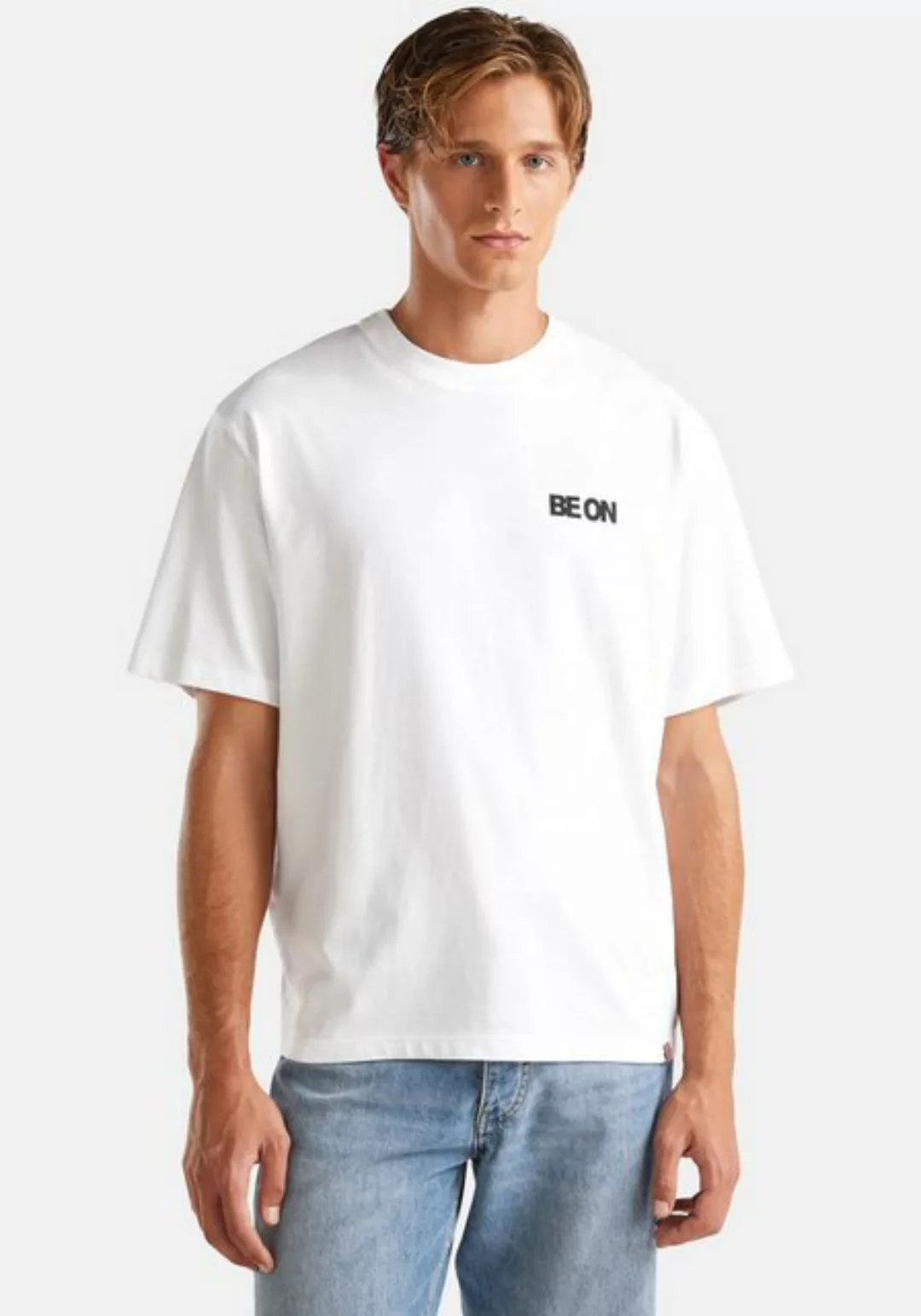 United Colors of Benetton T-Shirt mit Rückenprint günstig online kaufen