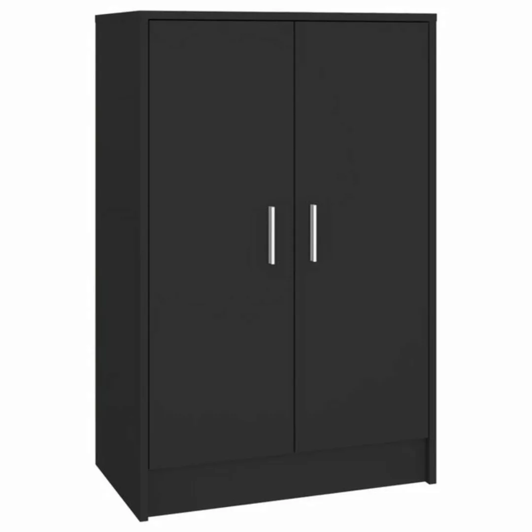 furnicato Schuhschrank Schwarz 60x35x92 cm Holzwerkstoff günstig online kaufen