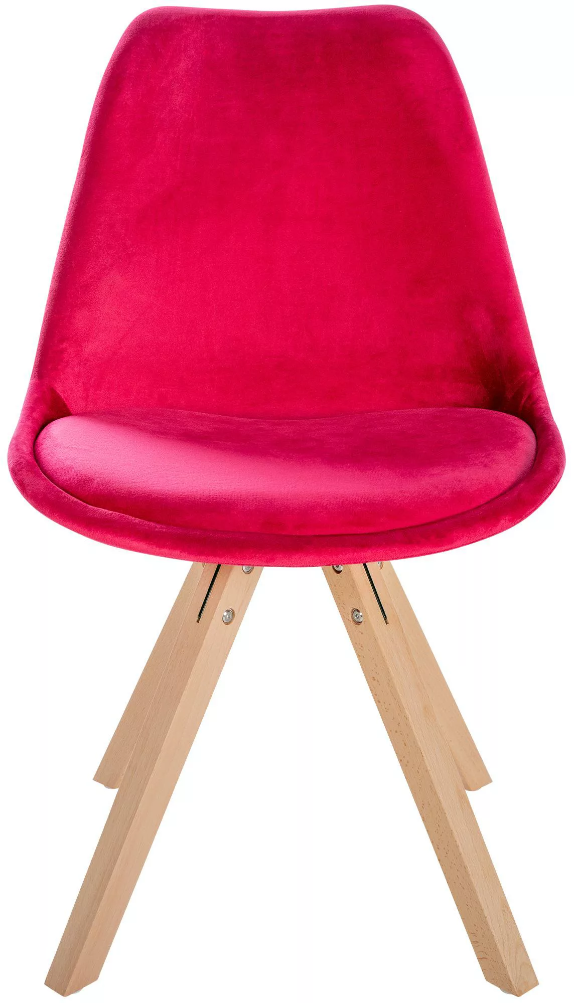 Stuhl Sofia Samt Square Rot günstig online kaufen