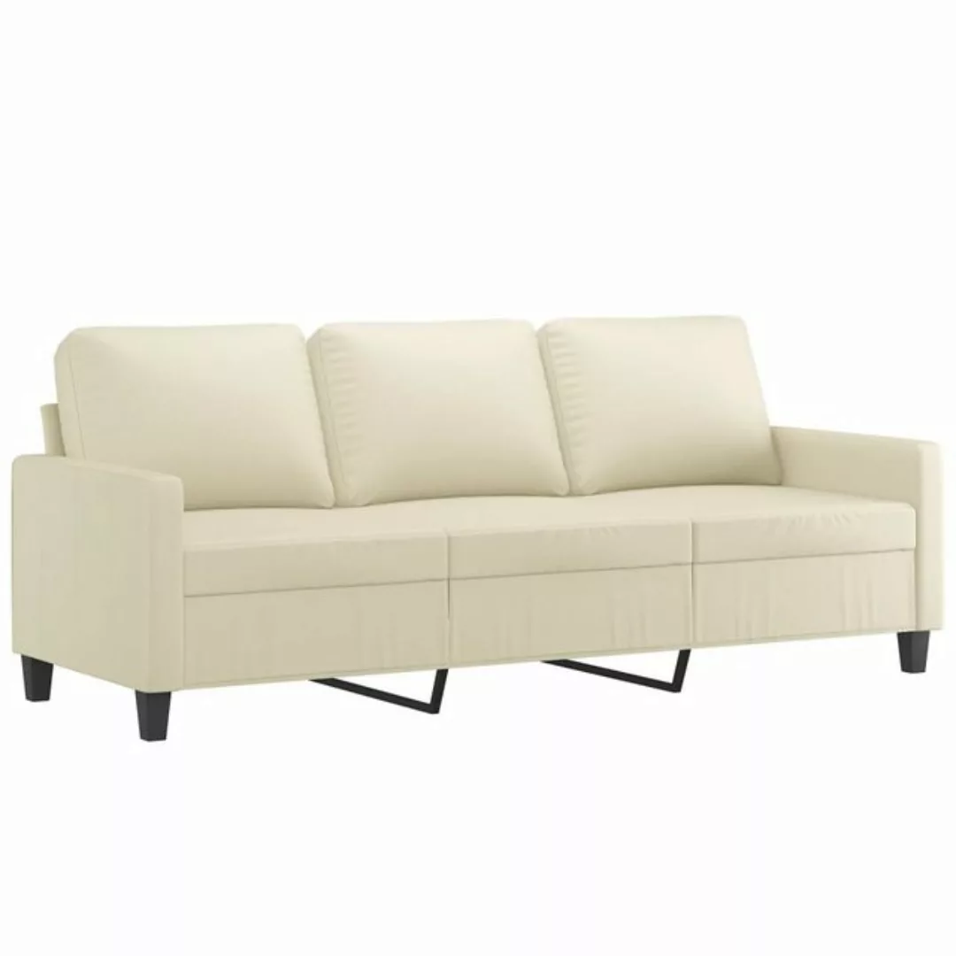 vidaXL Sofa, 3-Sitzer-Sofa Cappuccino-Braun 180 cm Kunstleder günstig online kaufen