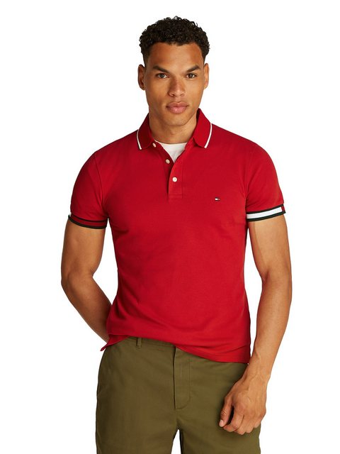 Tommy Hilfiger Poloshirt FLAG CUFF SLIM FIT POLO günstig online kaufen