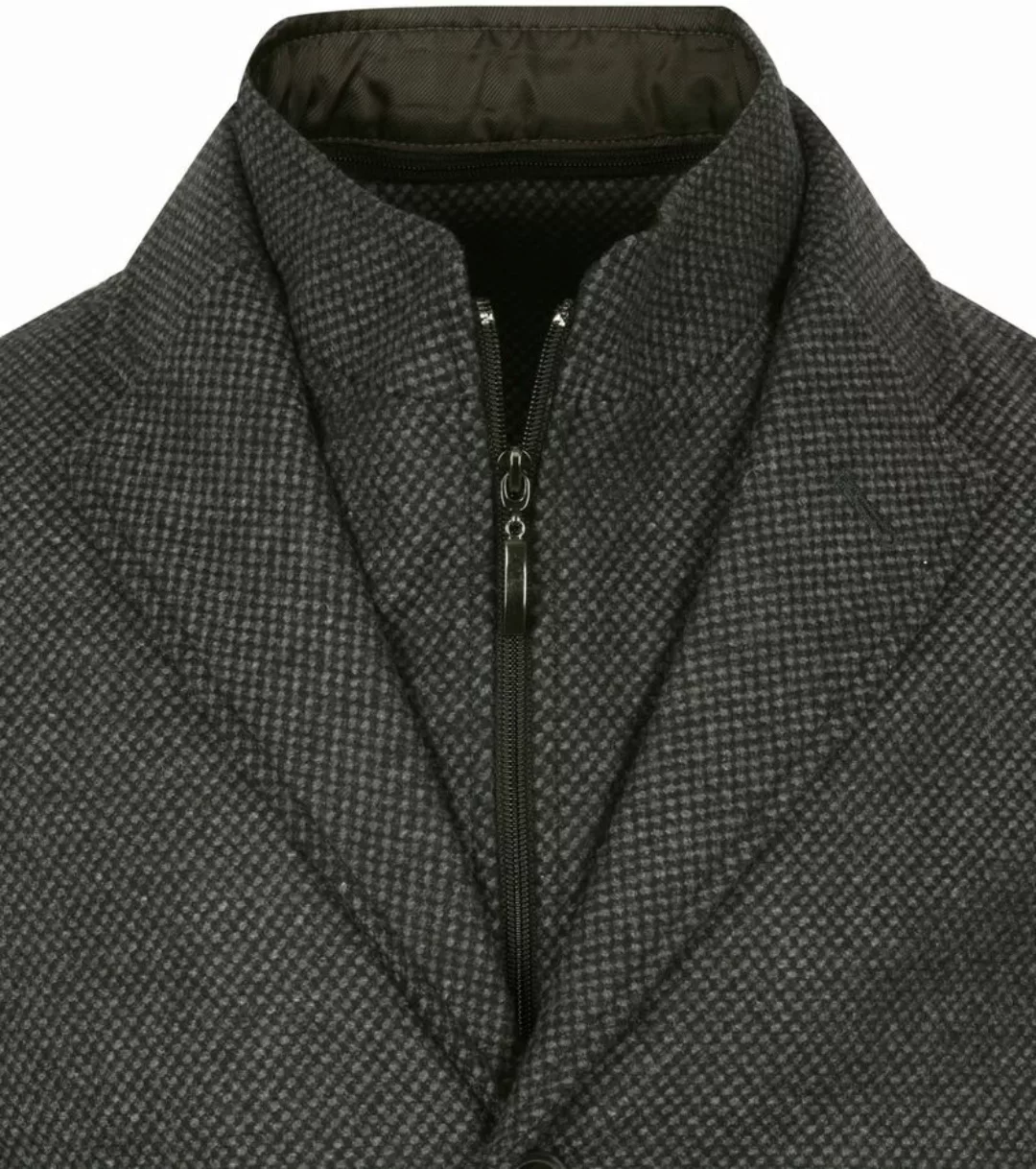 Suitable K150 Mantel Wool Blend kariert Dunkelgrün - Größe 46 günstig online kaufen