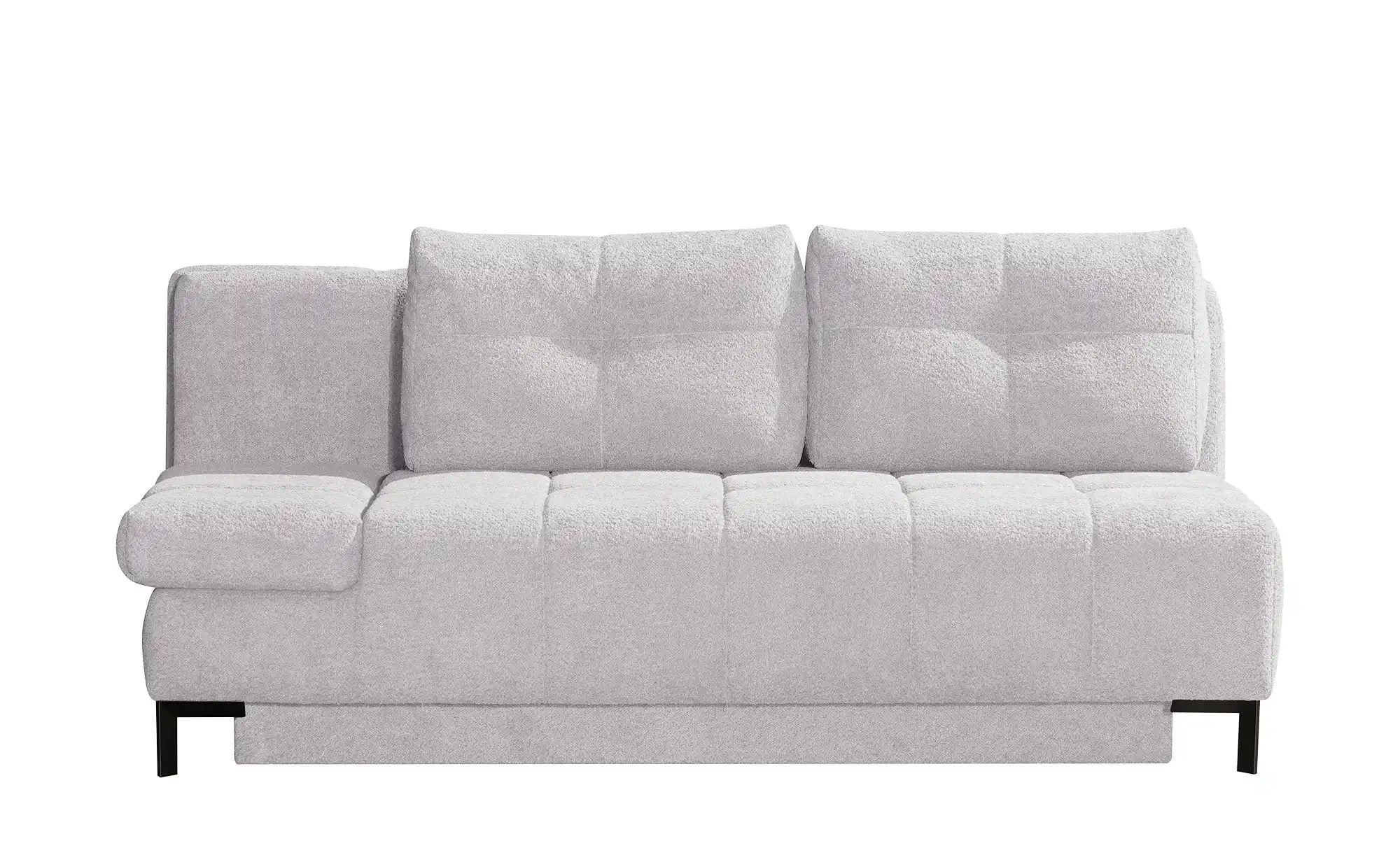 Querschläfer  aus Bouclé  Sammy ¦ grau ¦ Maße (cm): B: 206 H: 98 T: 98.0 Po günstig online kaufen