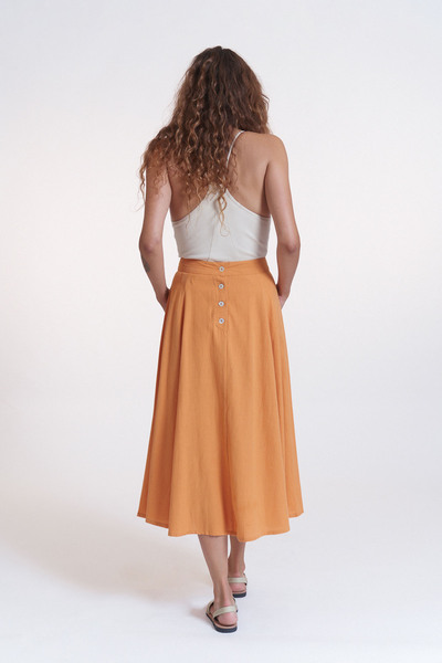Midi Leinen Rock - Laurel Skirt günstig online kaufen