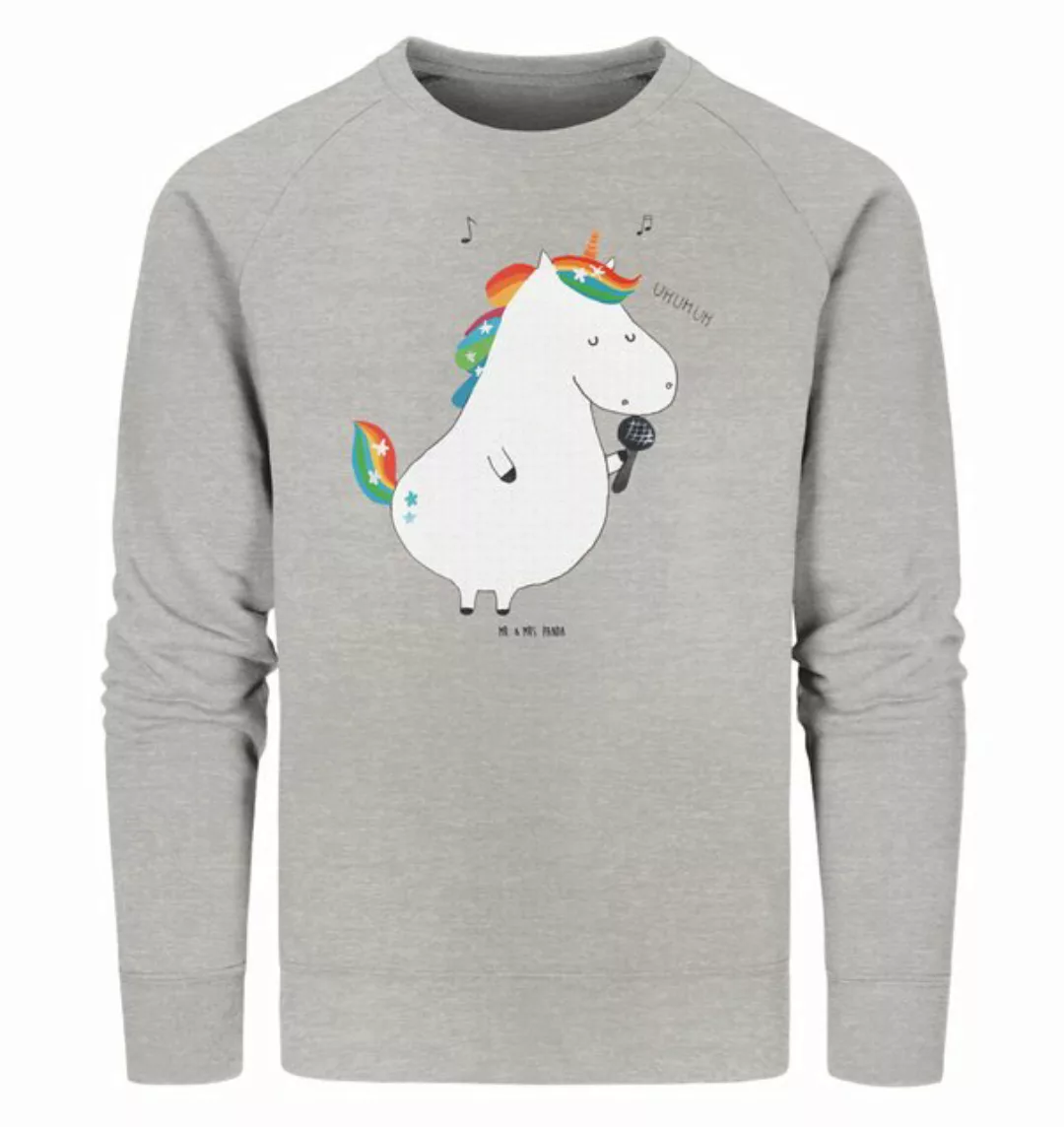 Mr. & Mrs. Panda Longpullover Größe XXL Einhorn Sänger - Heather Grey - Ges günstig online kaufen