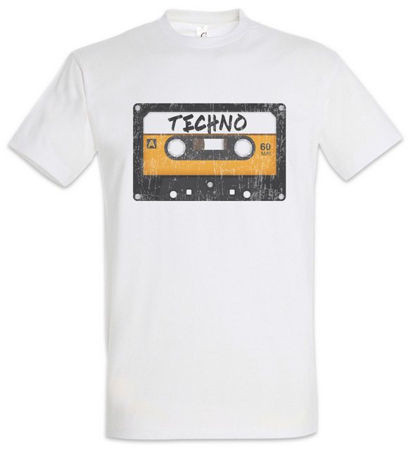 Urban Backwoods Print-Shirt Tape Techno Herren T-Shirt Kassette Cassette MC günstig online kaufen